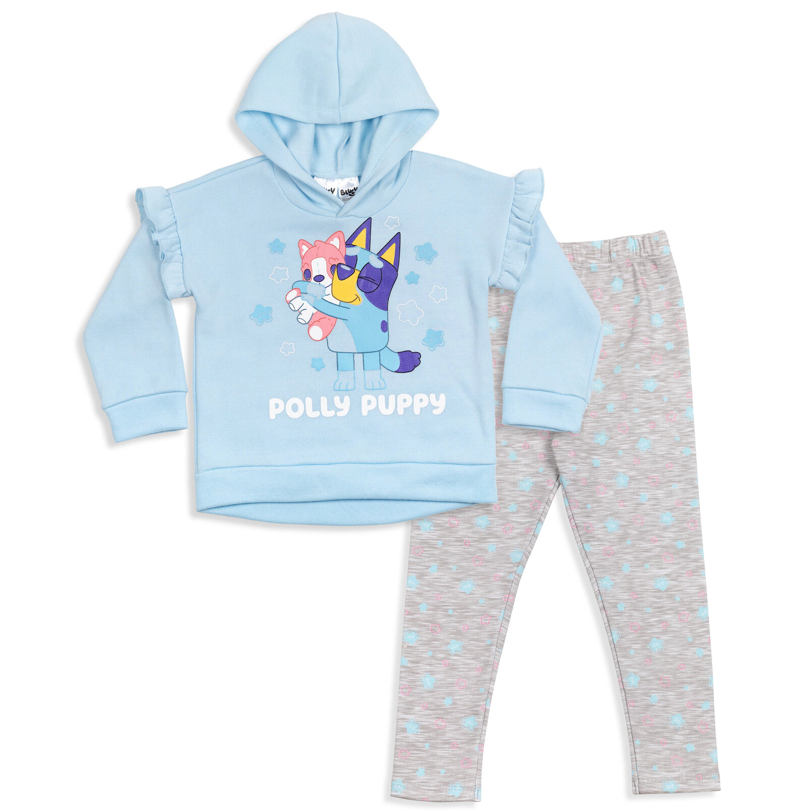 Bluey Girls' 2-Piece Hoodie and Leggings Set