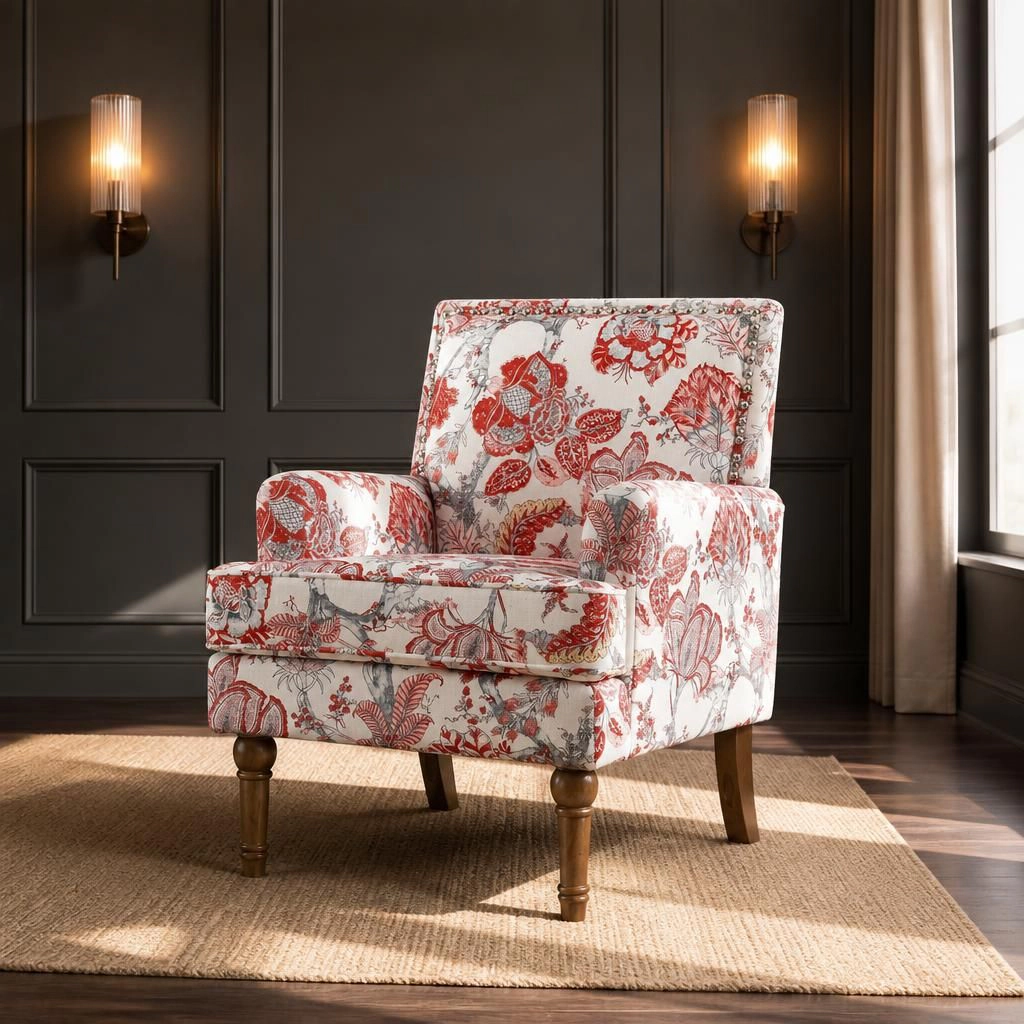 GOODSILO Comfortable Upholstered Single Accent Chair
