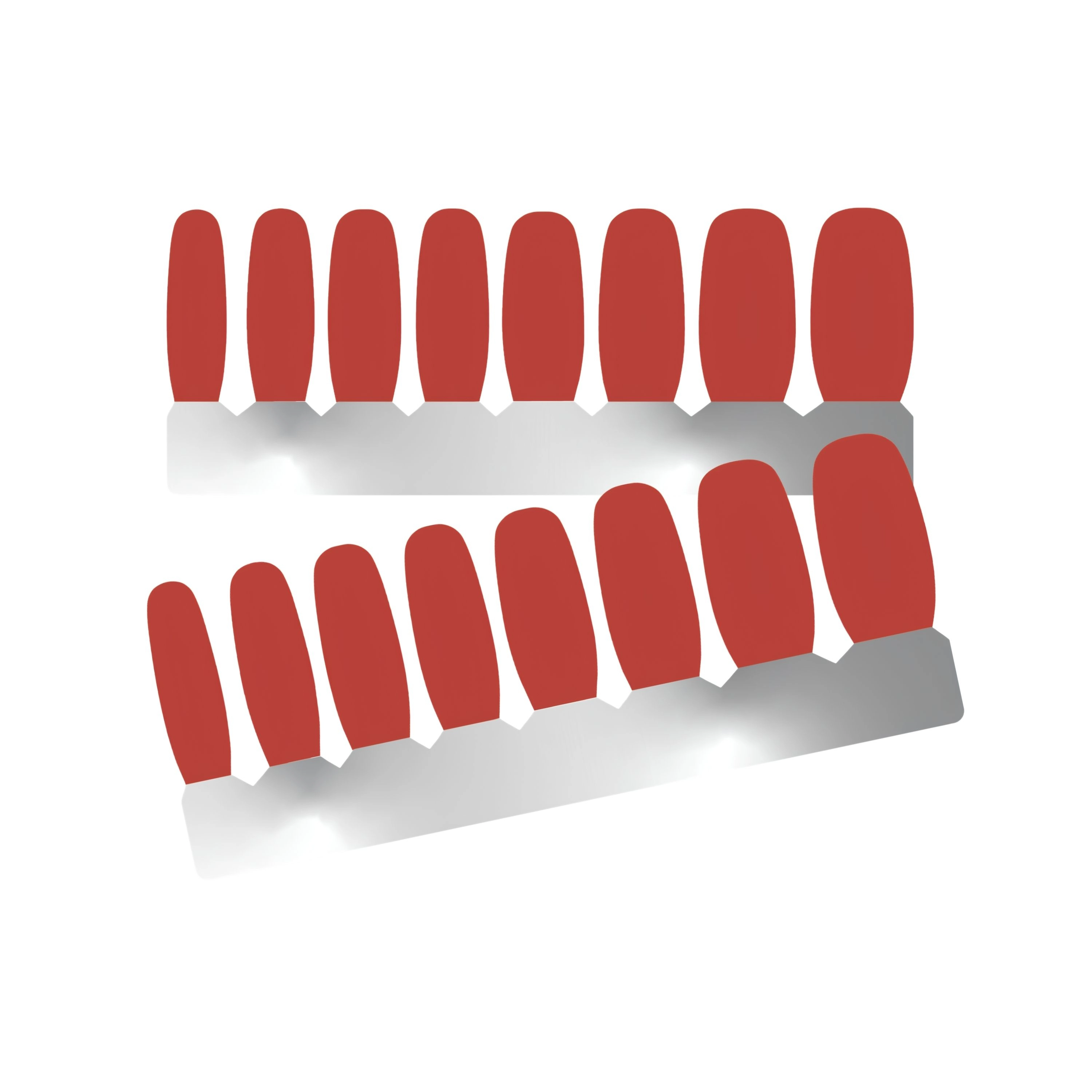 XPNail Women's Nail Polish Strips Red 16ct