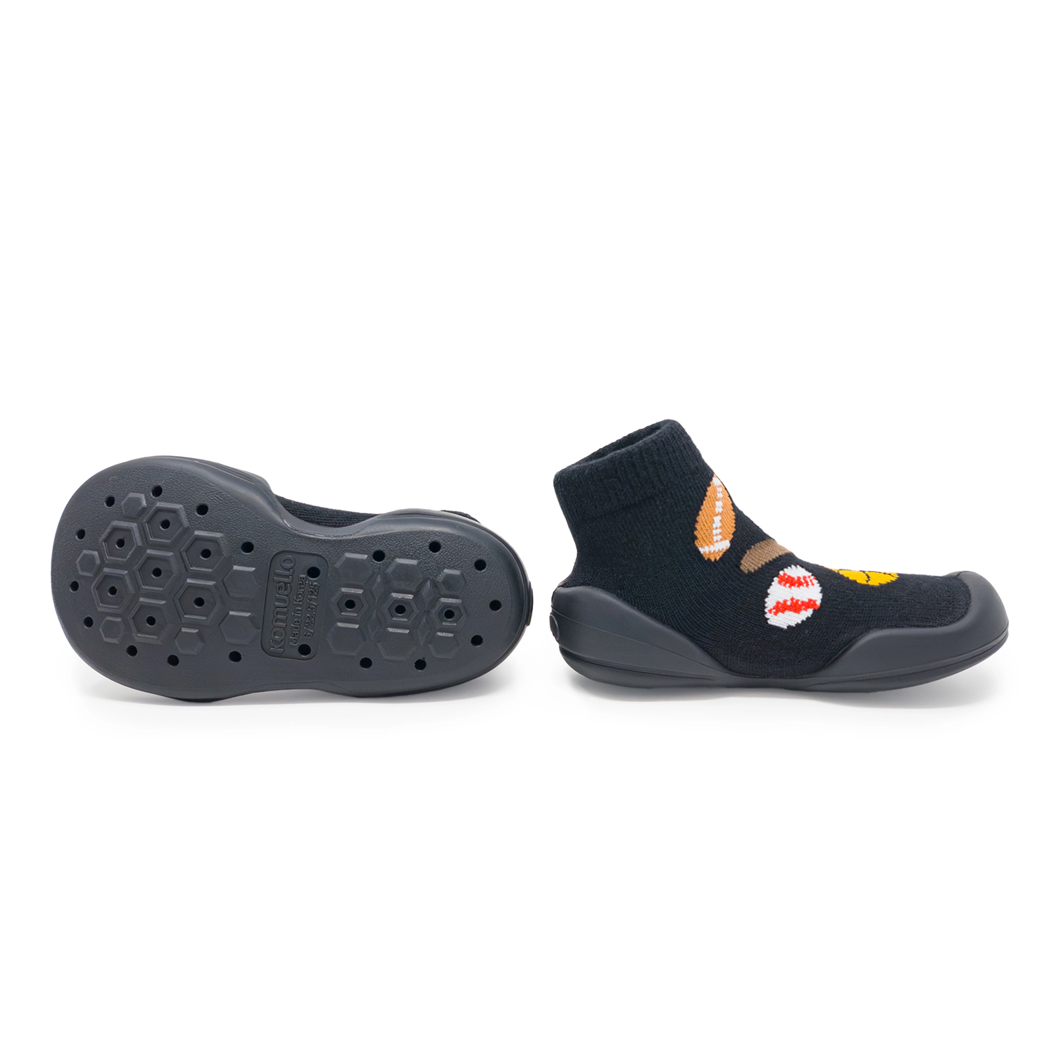 Komuello Baby Boy First Walk Sock Shoes Playball