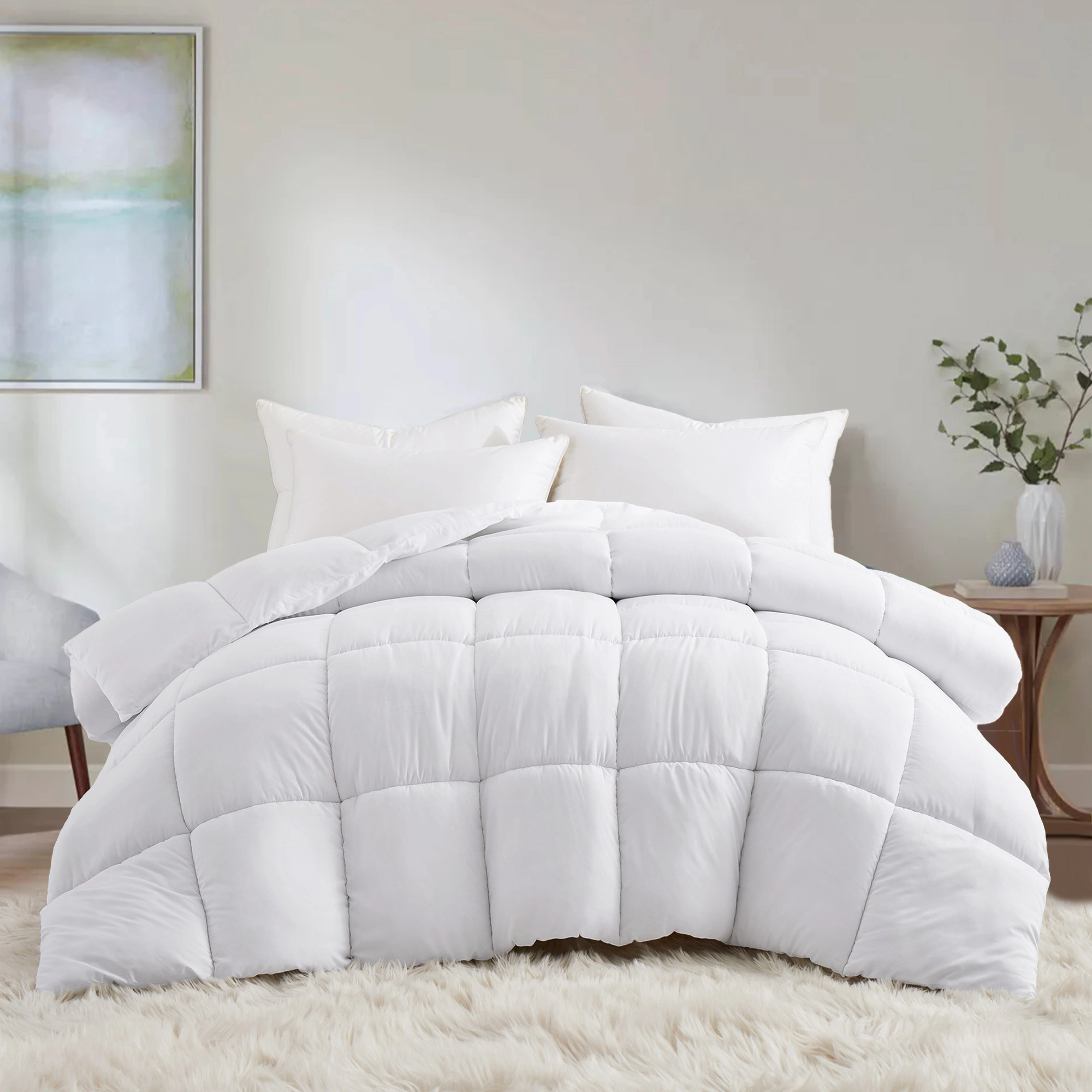Unikome Premium Down Alternative Comforter Insert - Soft Bedding