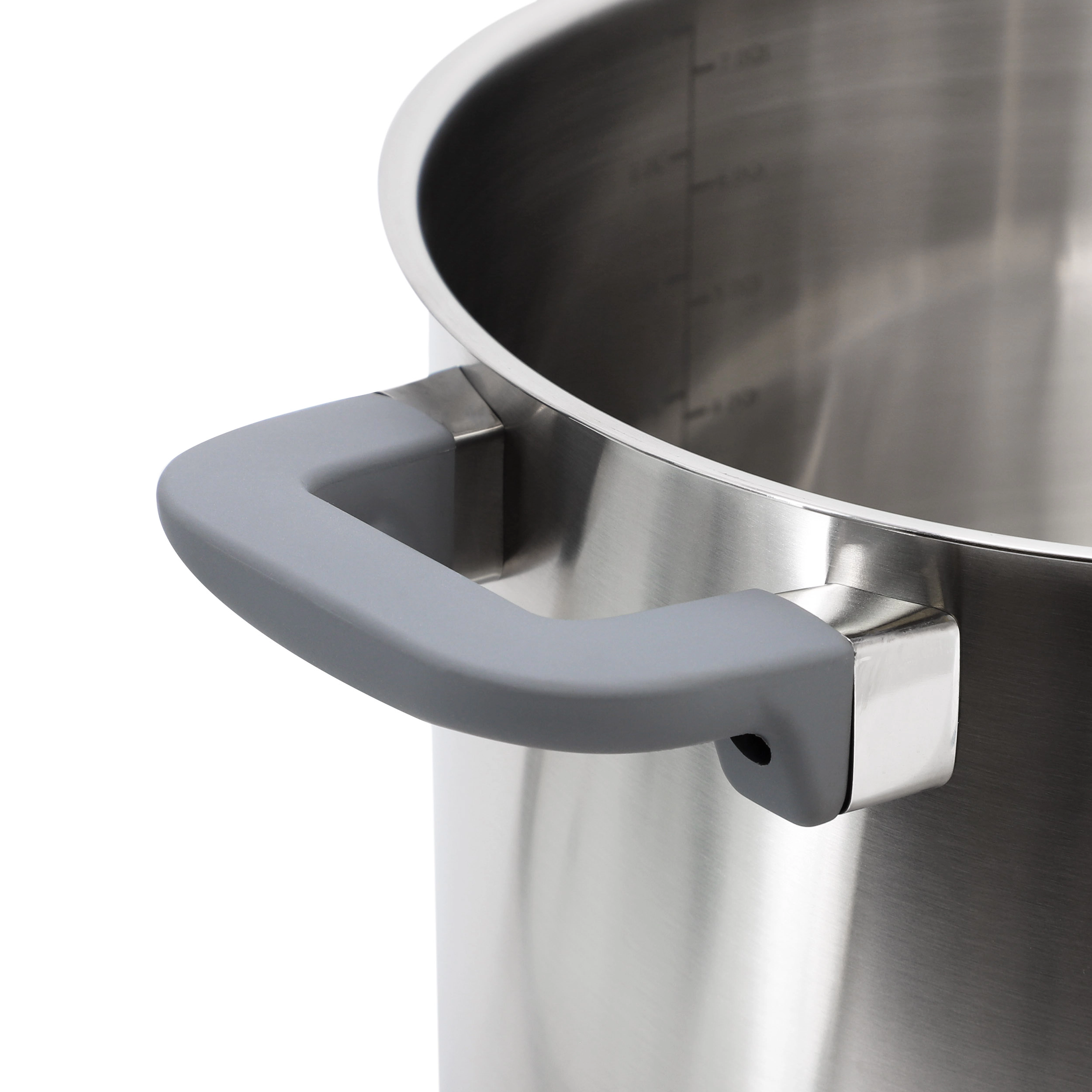 Oster Beauford 6.5 Quart Brushed Stainless Steel Stock Pot with Lid