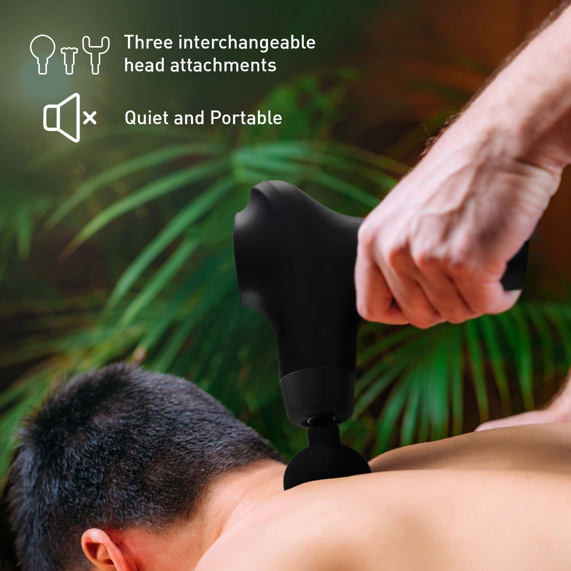 Pursonic Unisex Full Body Relaxation & Recovery Bundle with Cordless Massage Gun, Neck & Shoulder Stretcher & Foot Spa Massager