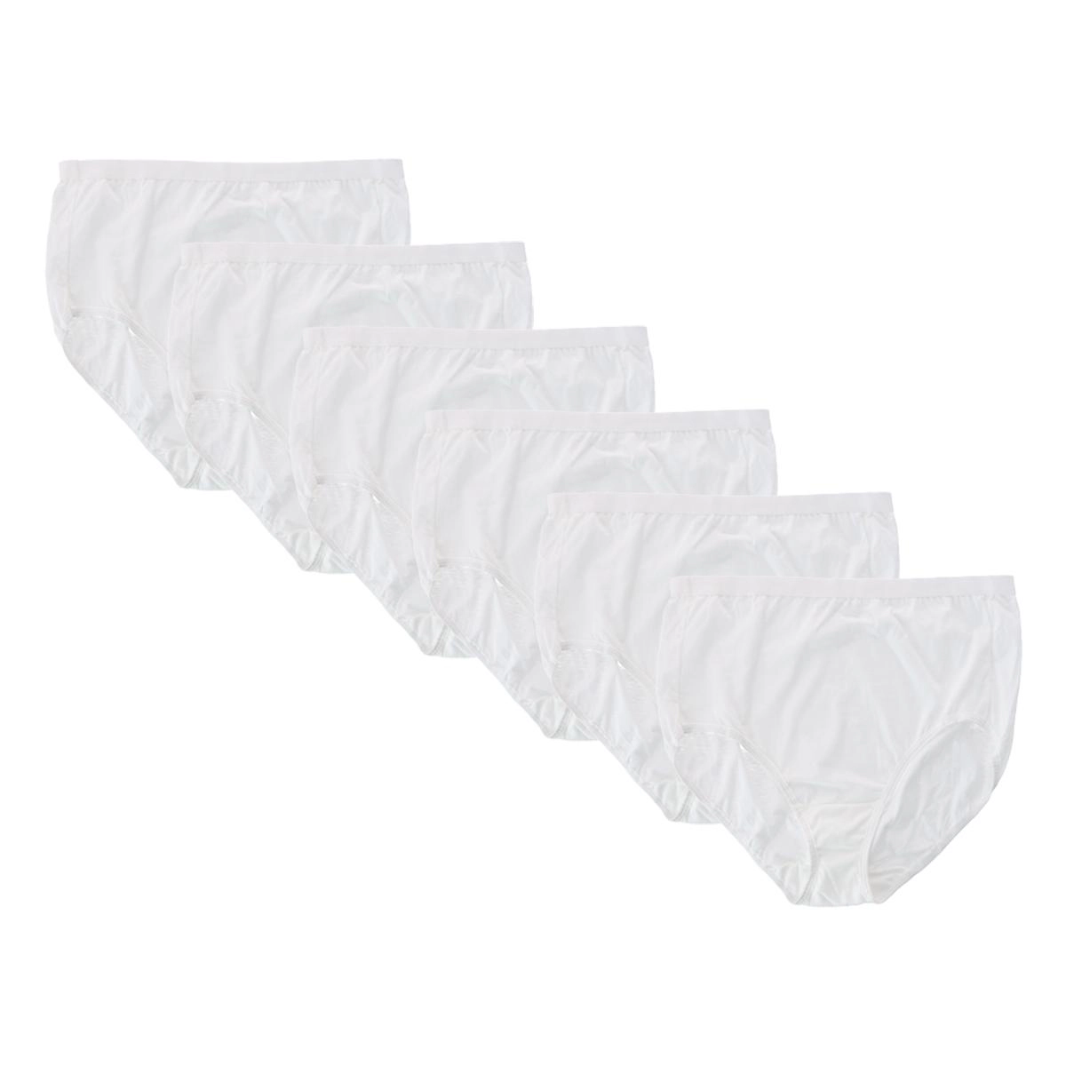 Fruit of the Loom Women's Plus Fit for Me Cotton Brief Underwear (6 Pack)