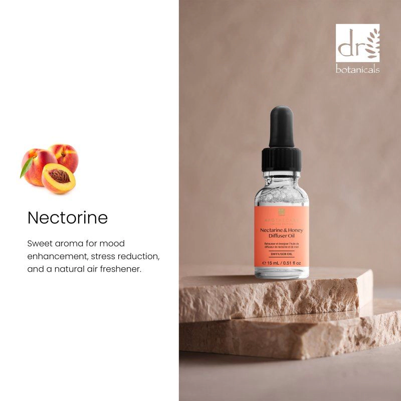 Dr Botanicals Uplift & Energise Nectarine & Honey Diffuser Oil 15ml
