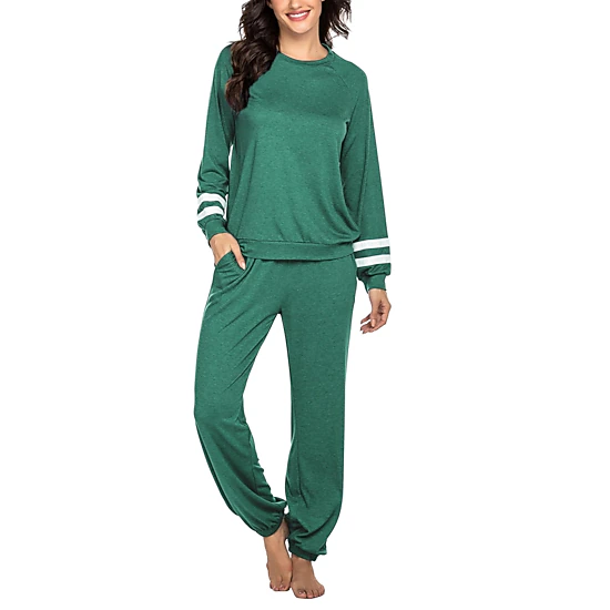 Ekouaer Sweatsuits Womens Loungewear Set Tracksuit Long Sleeve Pajamas Set Two Piece Outfits