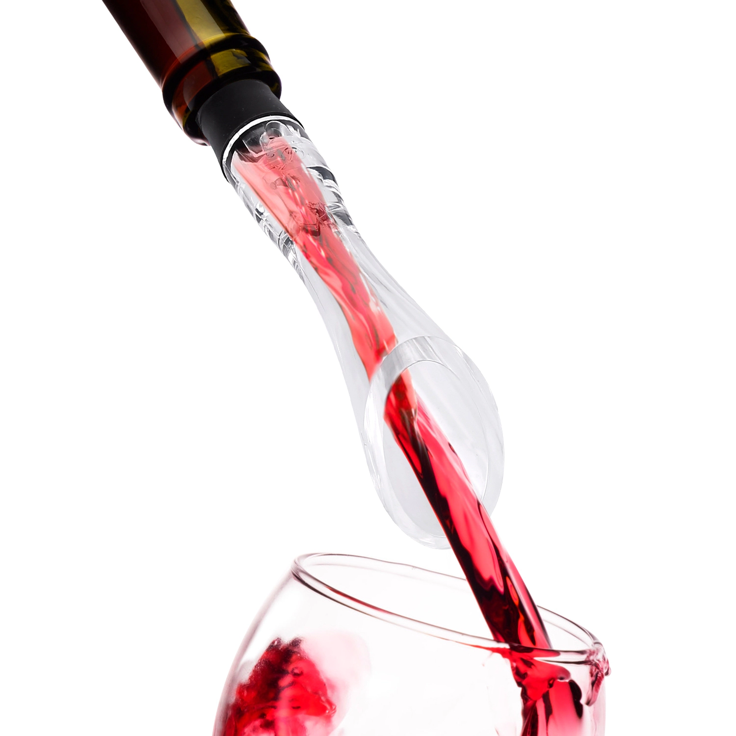 GBruno In-Bottle Wine Aerator Pourer With Drip Stopper