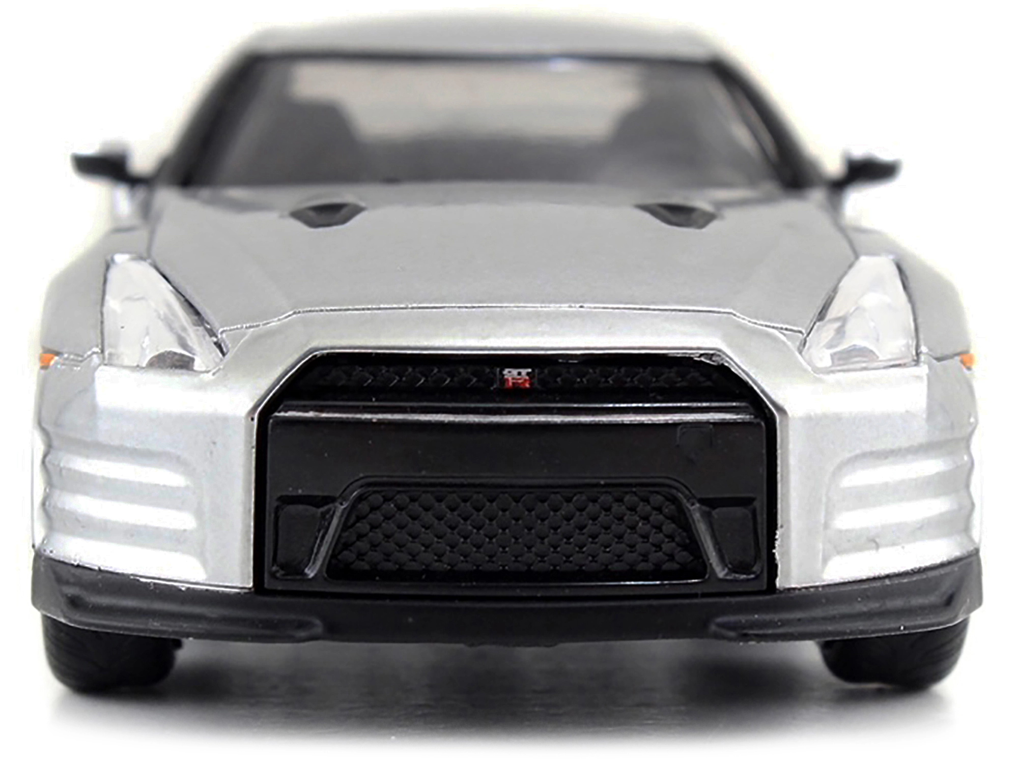 Jada Brian's Nissan GT-R (R35) Silver Metallic "Fast & Furious" Movie 1/32 Diecast Model Car by Jada