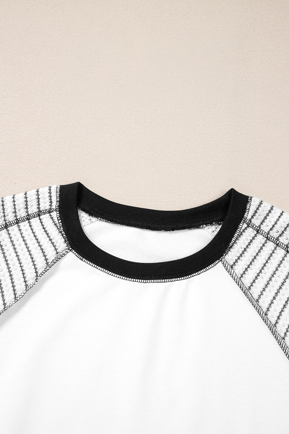 Threaded Pear Women's Alaia Sleeve Raglan Patchwork Top