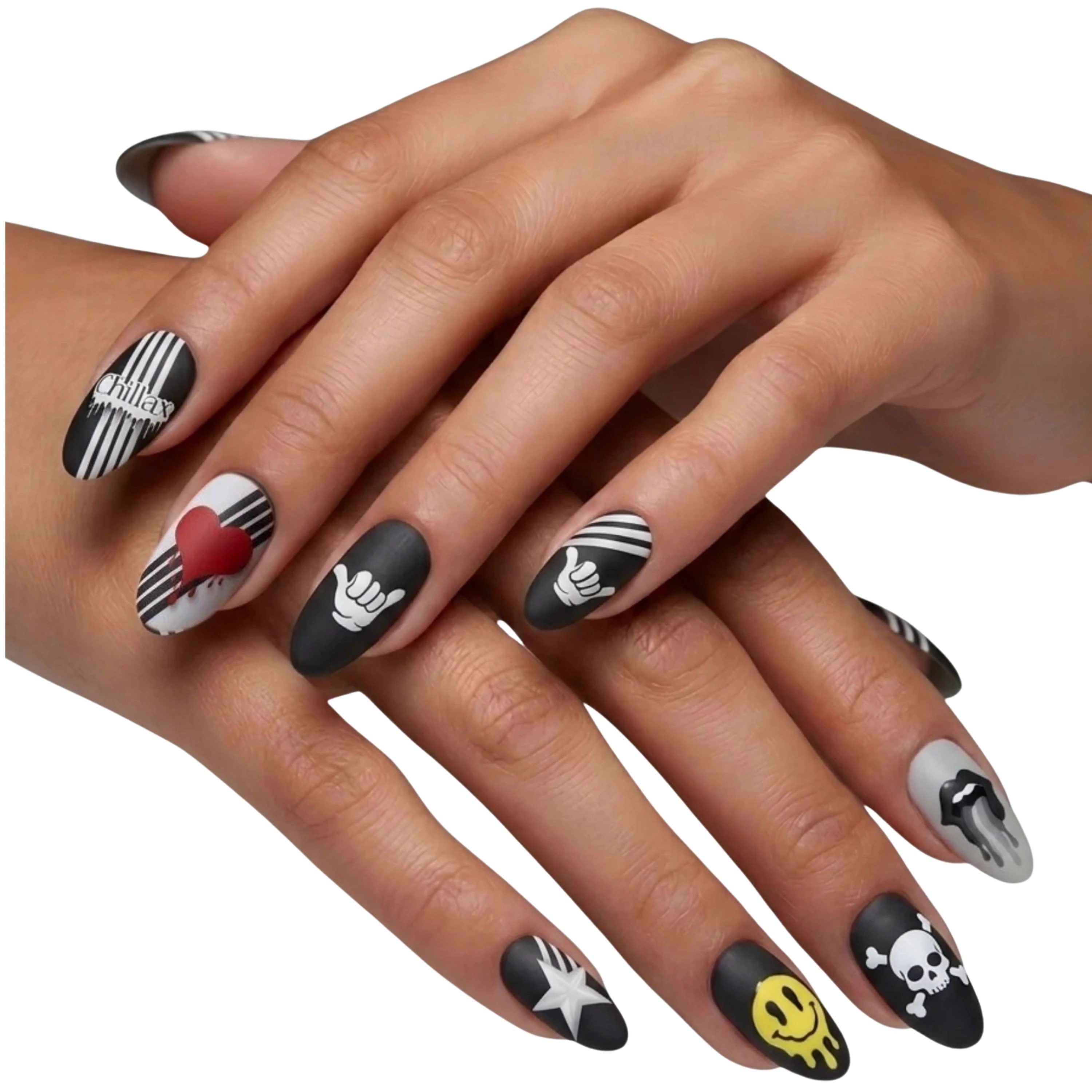 XPNail Women's 2-Pack Bundle of Nail Polish Strips Band 16ct