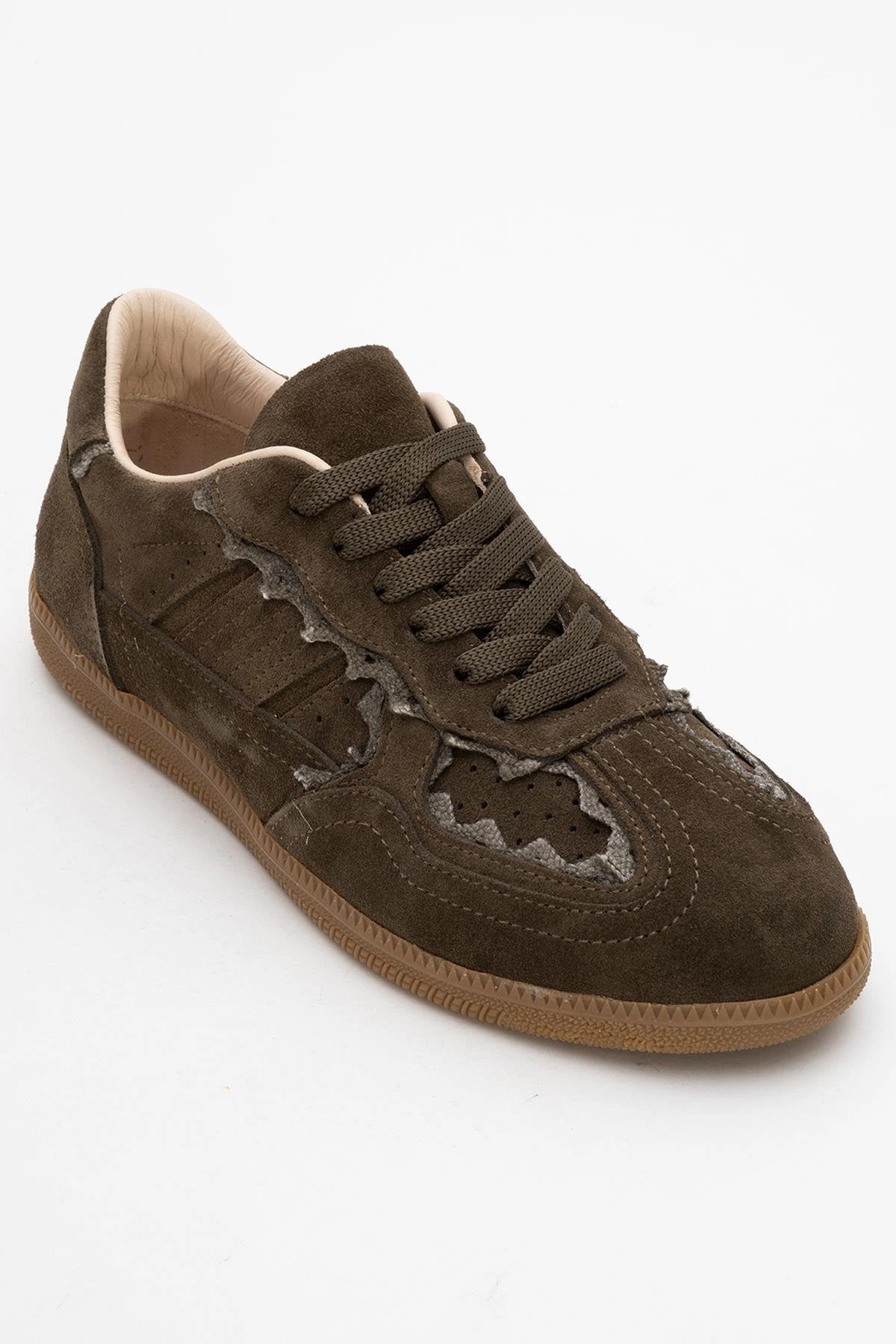 Forever & Always Womens Shiva Suede Leather Sneakers