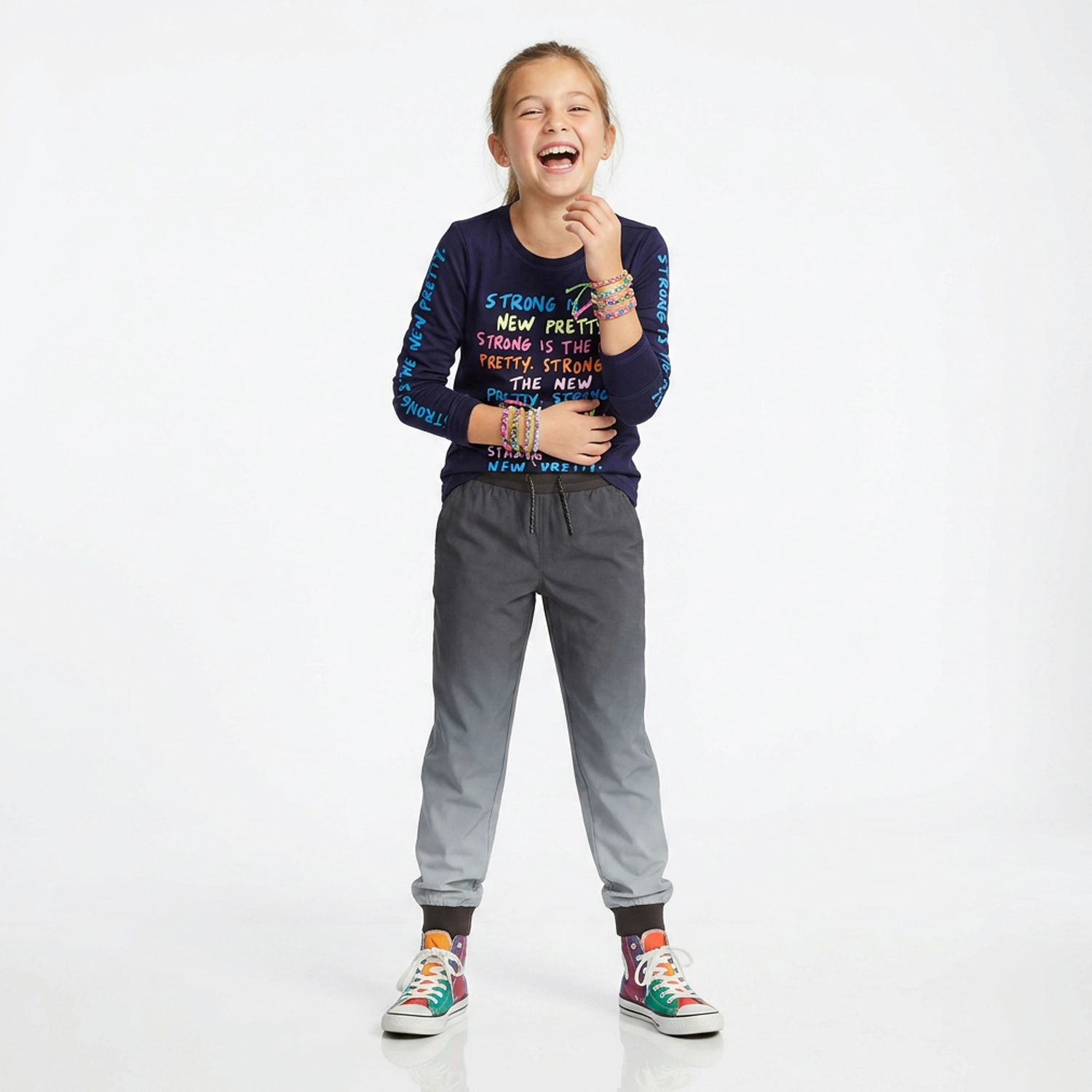 Rockets of Awesome Strong Is Pretty Active Tee for Girls
