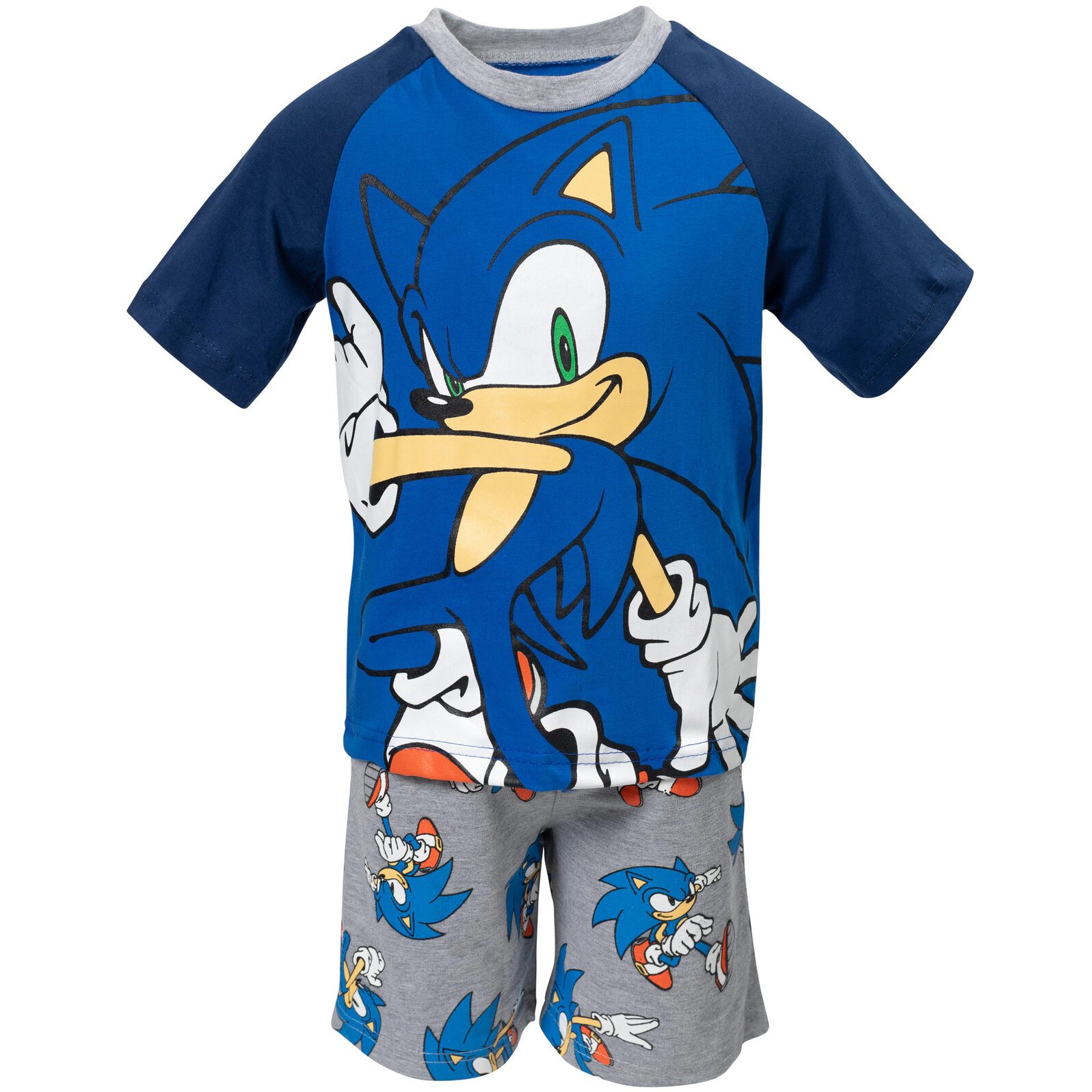 SEGA Sonic the Hedgehog Boys' 2-Piece T-Shirt and Shorts Set