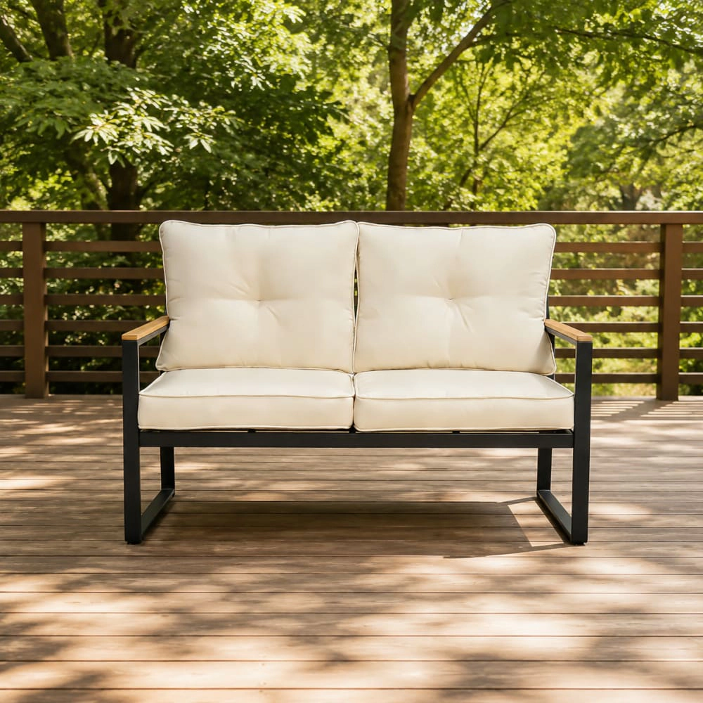 WOW PIONEER Single Seat Outdoor Patio Bench