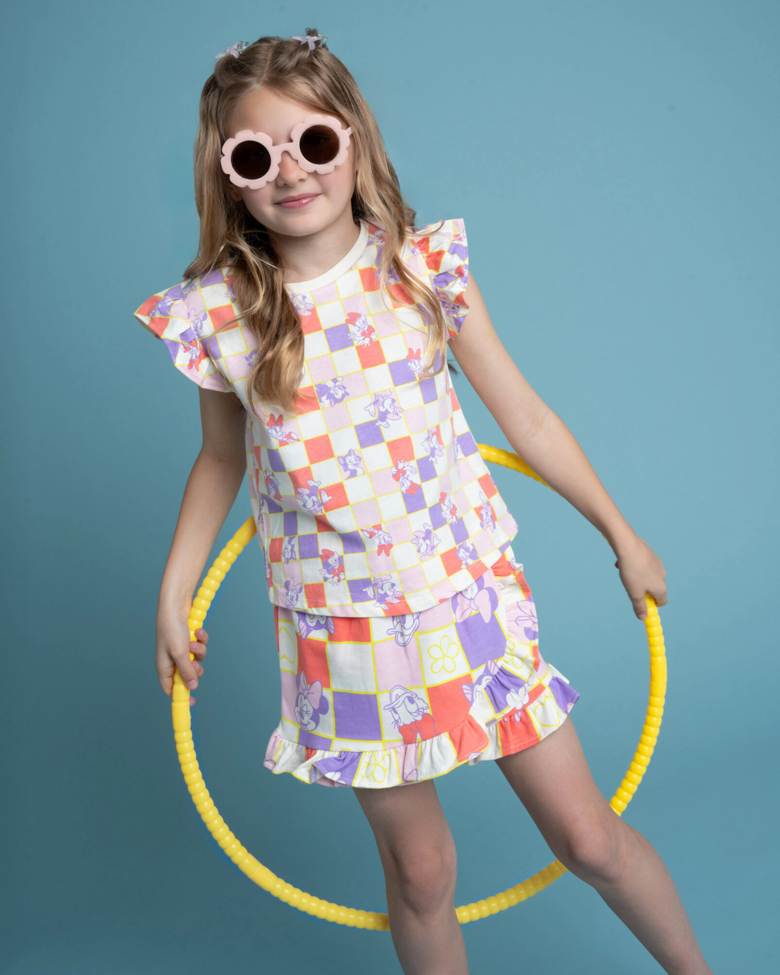 Disney Girls' 2-Piece T-Shirt and Skort Set