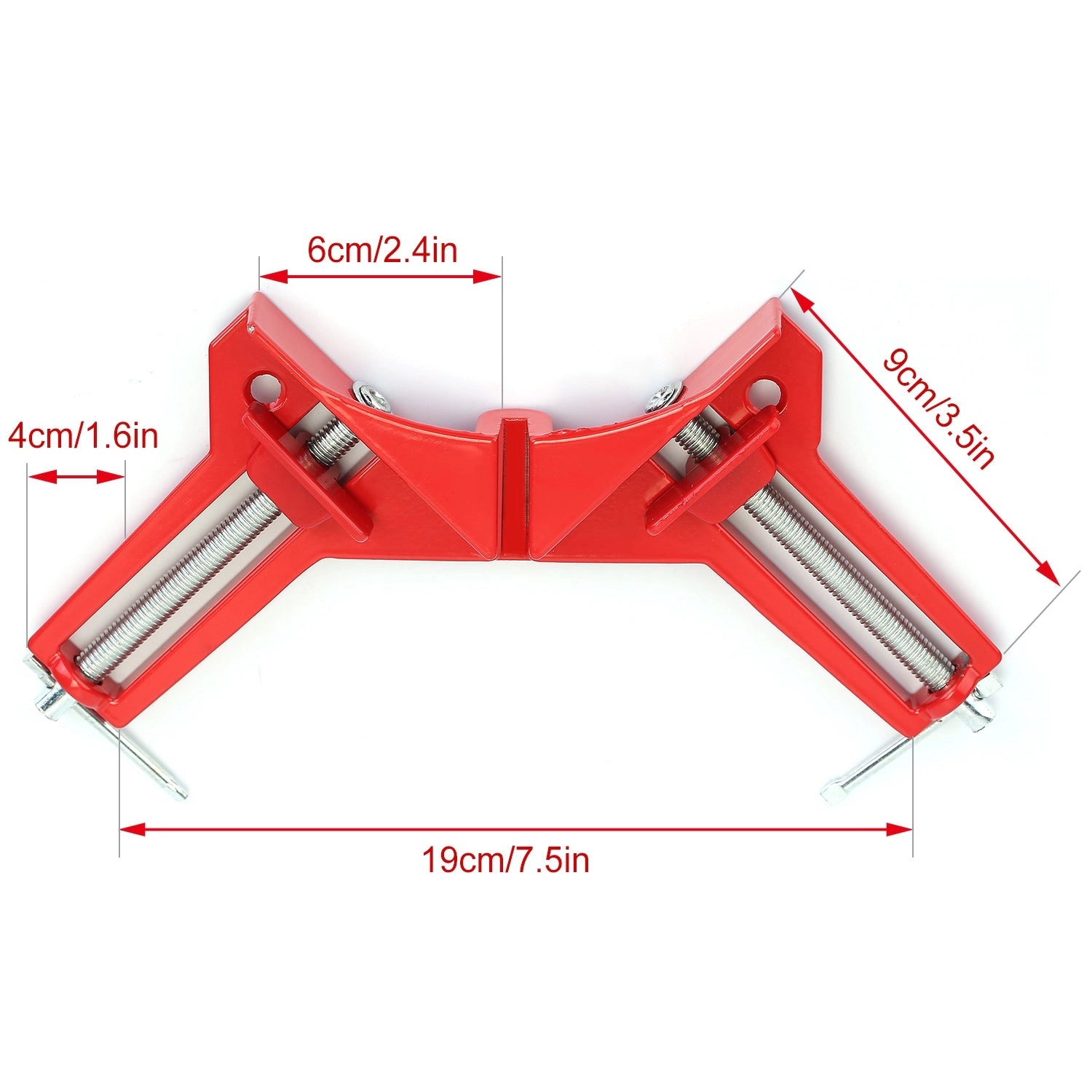GBruno 4 Pcs Aluminum Alloy 90 Degree Corner Clamps