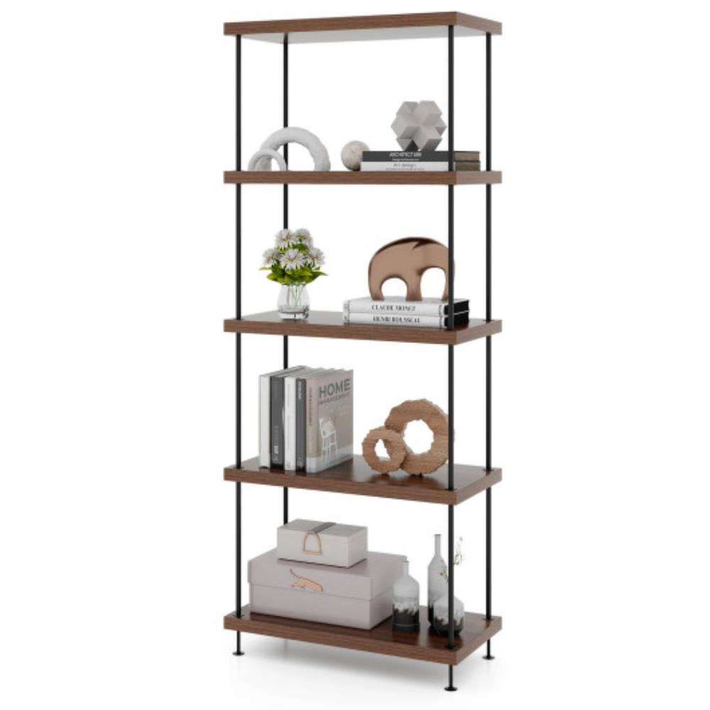 Hivvago 3-Tier Multipurpose Display Rack with Metal Frame