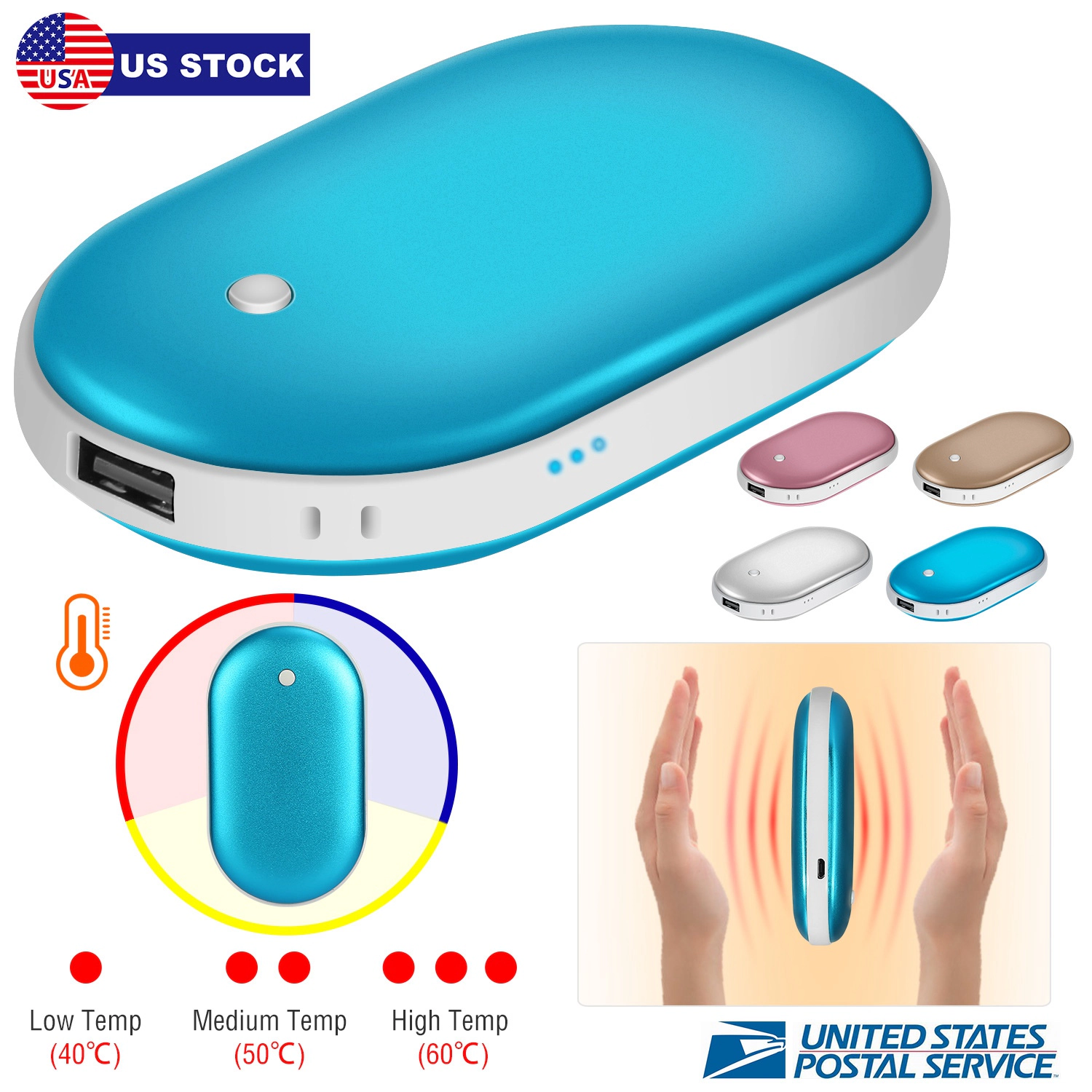 GBruno 2-in-1 Hand Warmer 5000mAh Power Bank