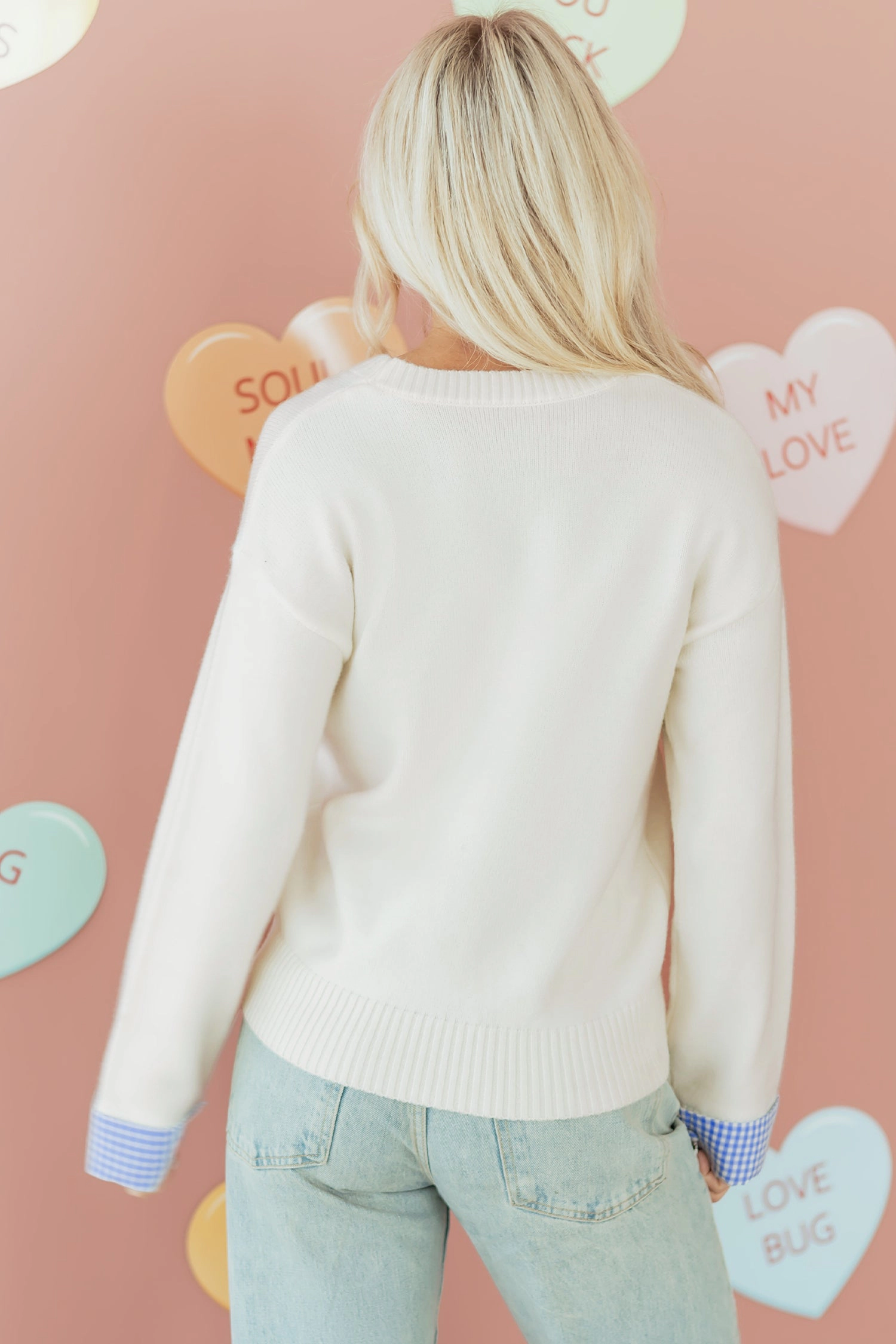 Threaded Pear Women's Vienna Cuffed Drop Shoulder Sweater