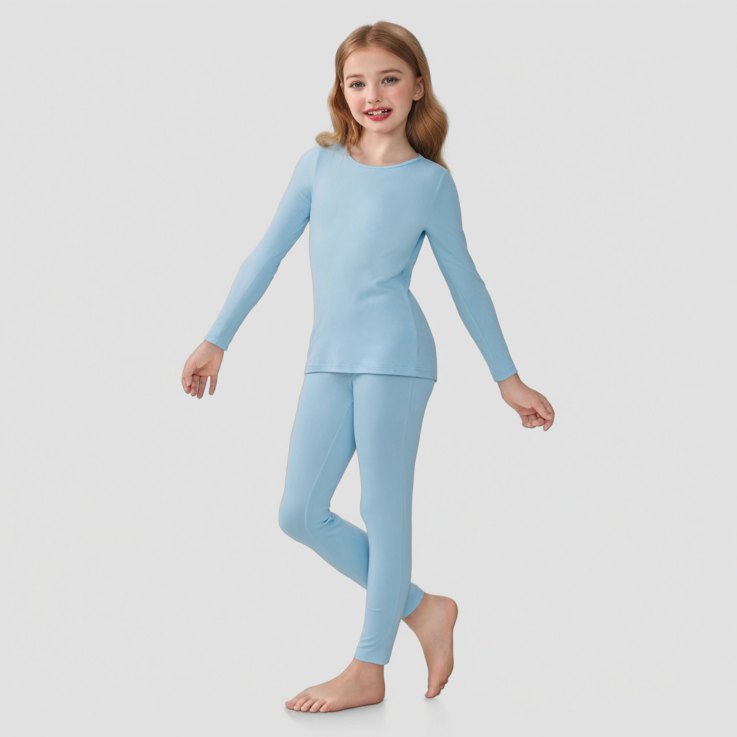 Arshiner Thermal Underwear For Kids Long Johns Base Layer Girls Sets