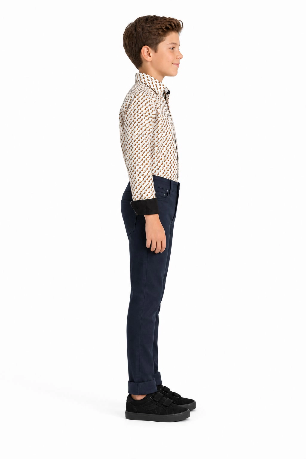 Elie Balleh Boys Slim Fit Boys' Paisley Button-Down Shirt