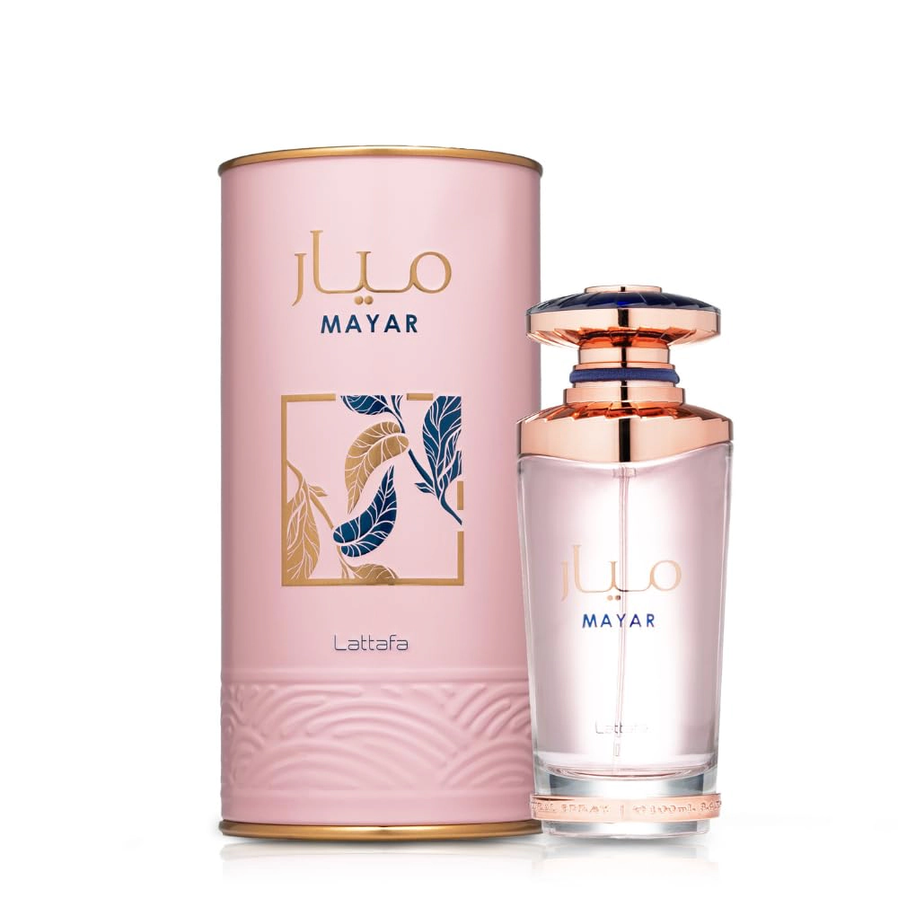 Lattafa Mayar Eau de Parfum Spray for Women, 3.4 Fl Oz (100 ml)