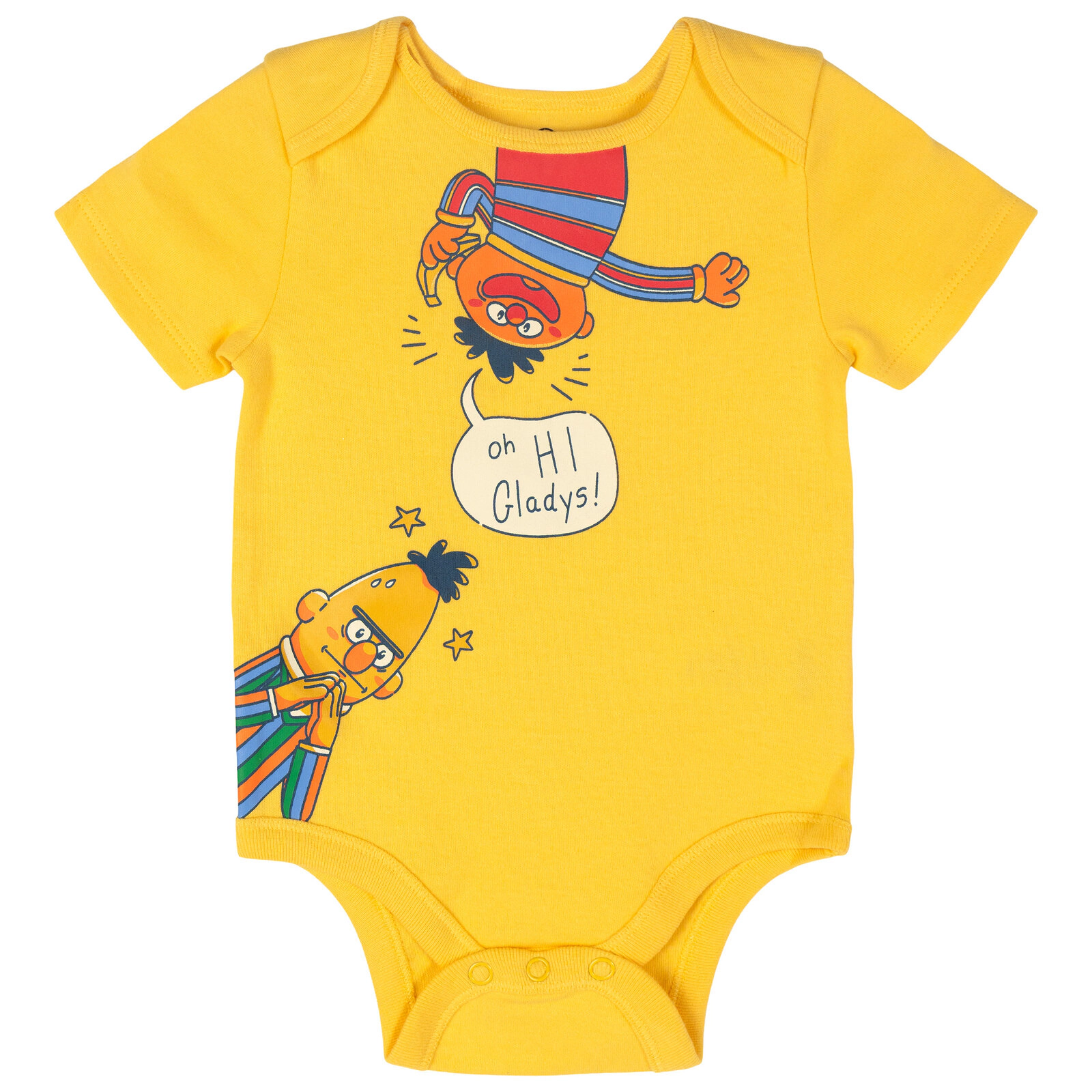 Sesame Street Baby 5-Pack One Piece Short Sleeve Bodysuits
