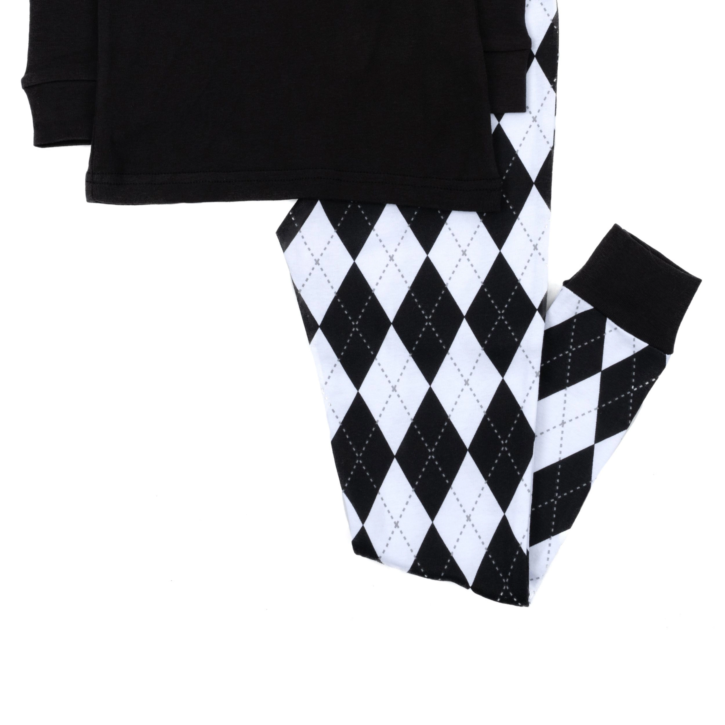 Leveret Baby/Toddler/Kids 2-pc Cotton Snug Fit Argyle Pajamas