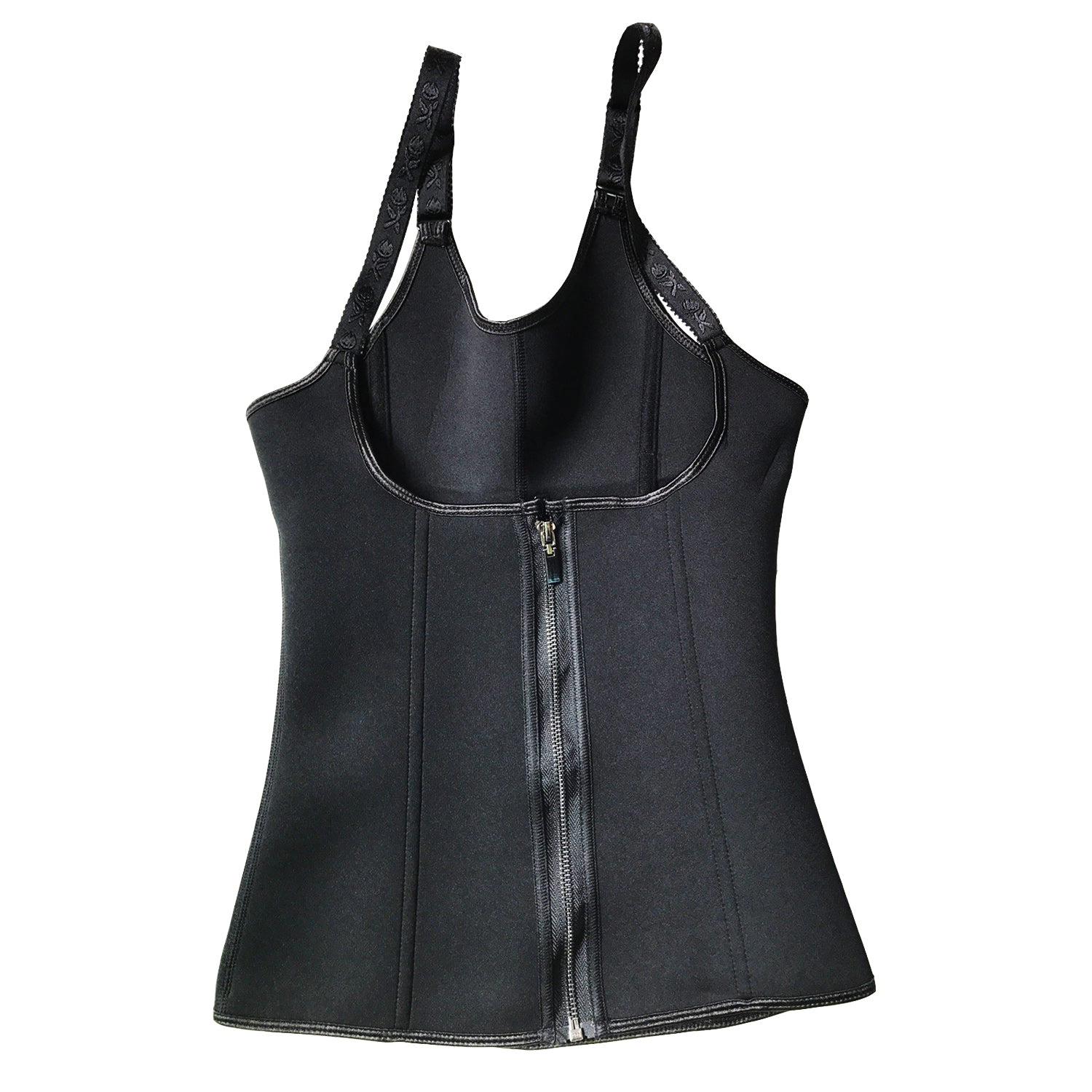 GBruno Zippered Waist Trainer Corset With Straps