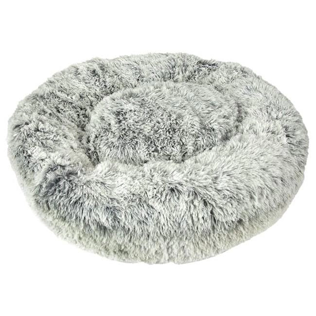 PetEdge Slumber Pet Super Plush Cuddler Beds, Black & White - Extra Large