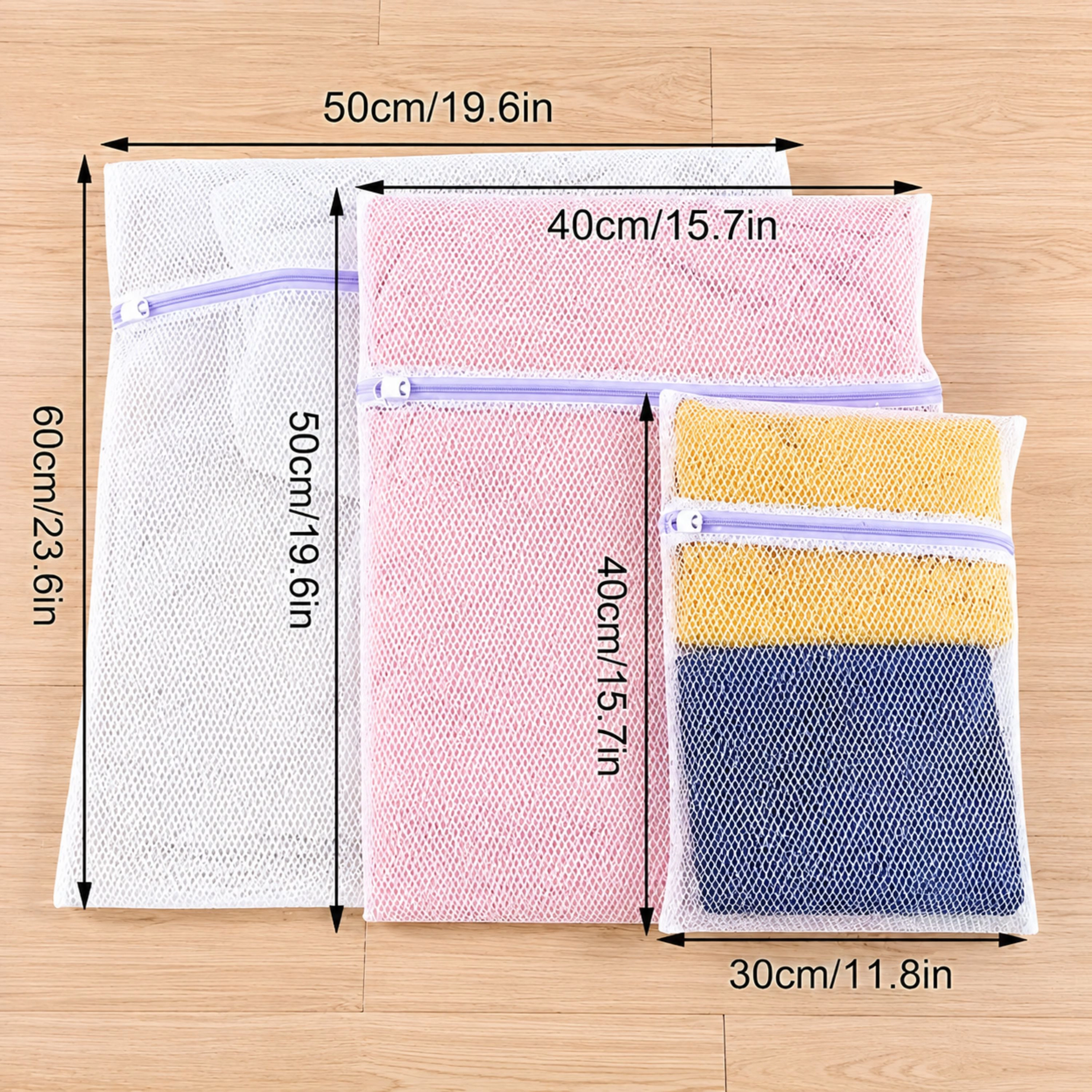 Kitcheniva 3 Pack Resuable Purple Laundry Mesh Bags For Clothes, Delicates, Shoes