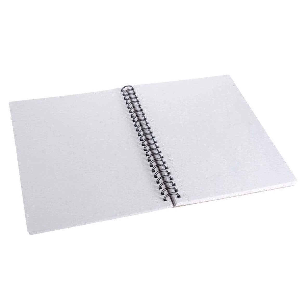 KINGART Mixed Media Sketchbook 9 x 12 in - 2 Pack - 60 Sheets - 98lb/160gsm - Spiral-Bound