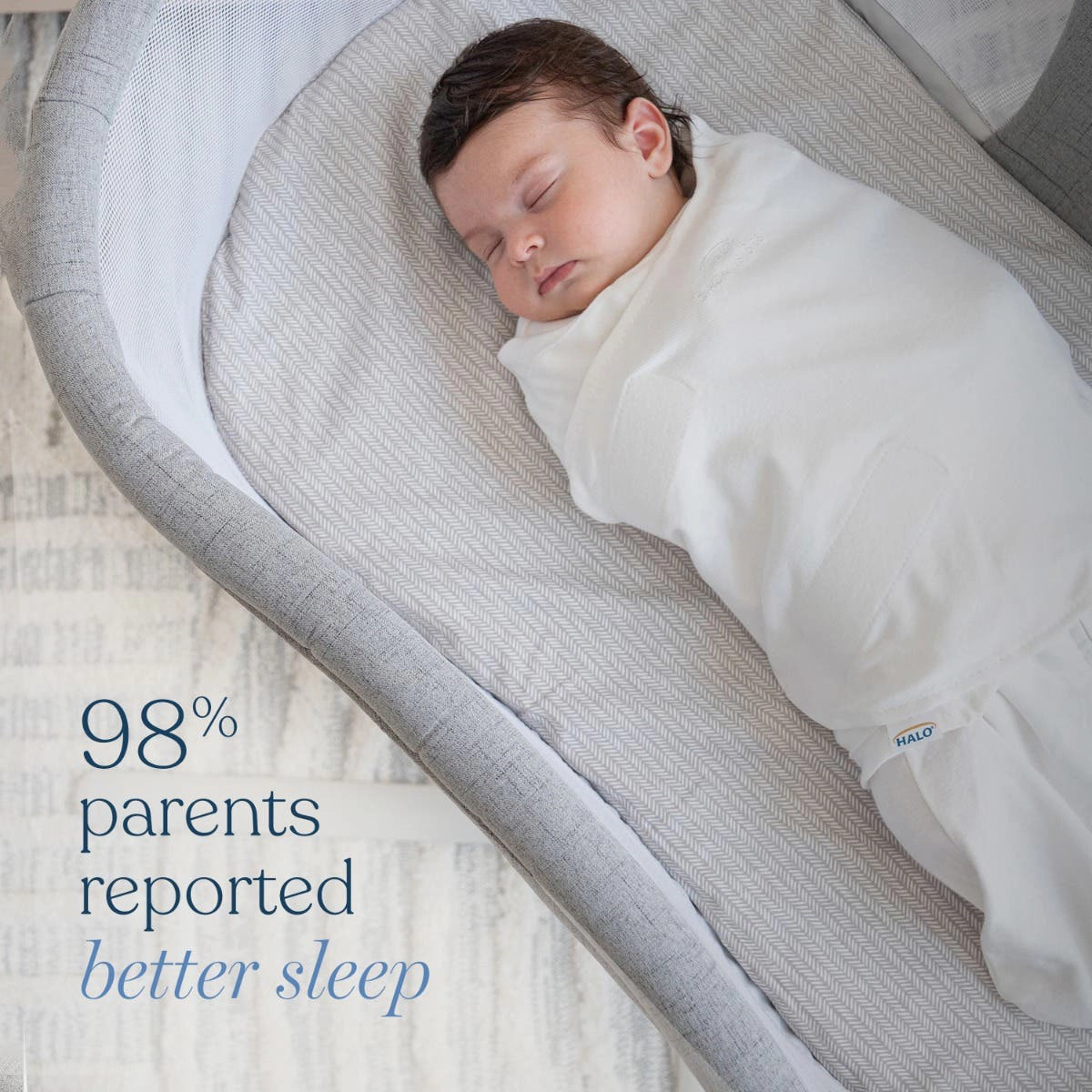 HALO 100% Cotton 1.5 TOG Sleepsack Swaddle