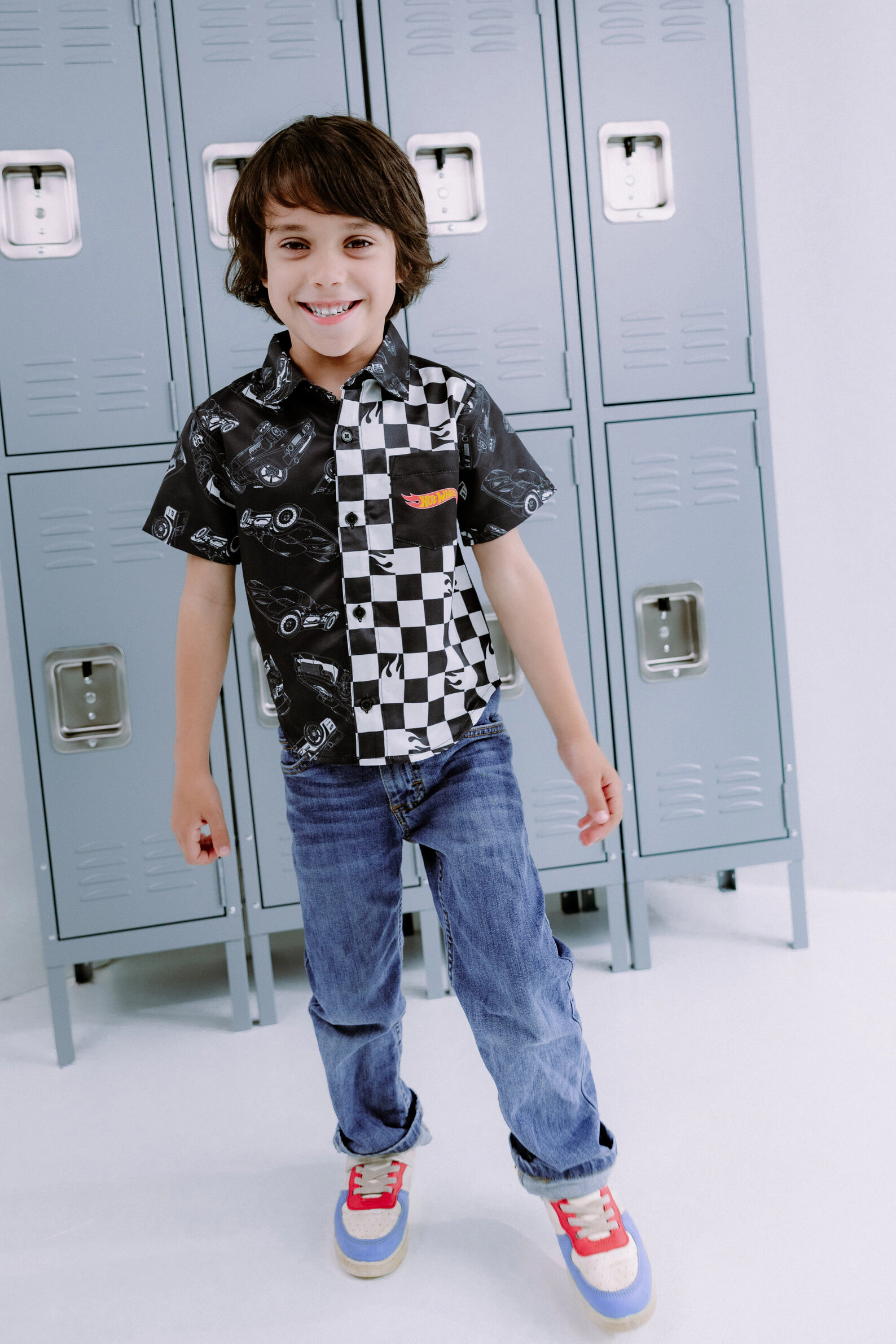 Hot Wheels Boys' Button-Down Shirt