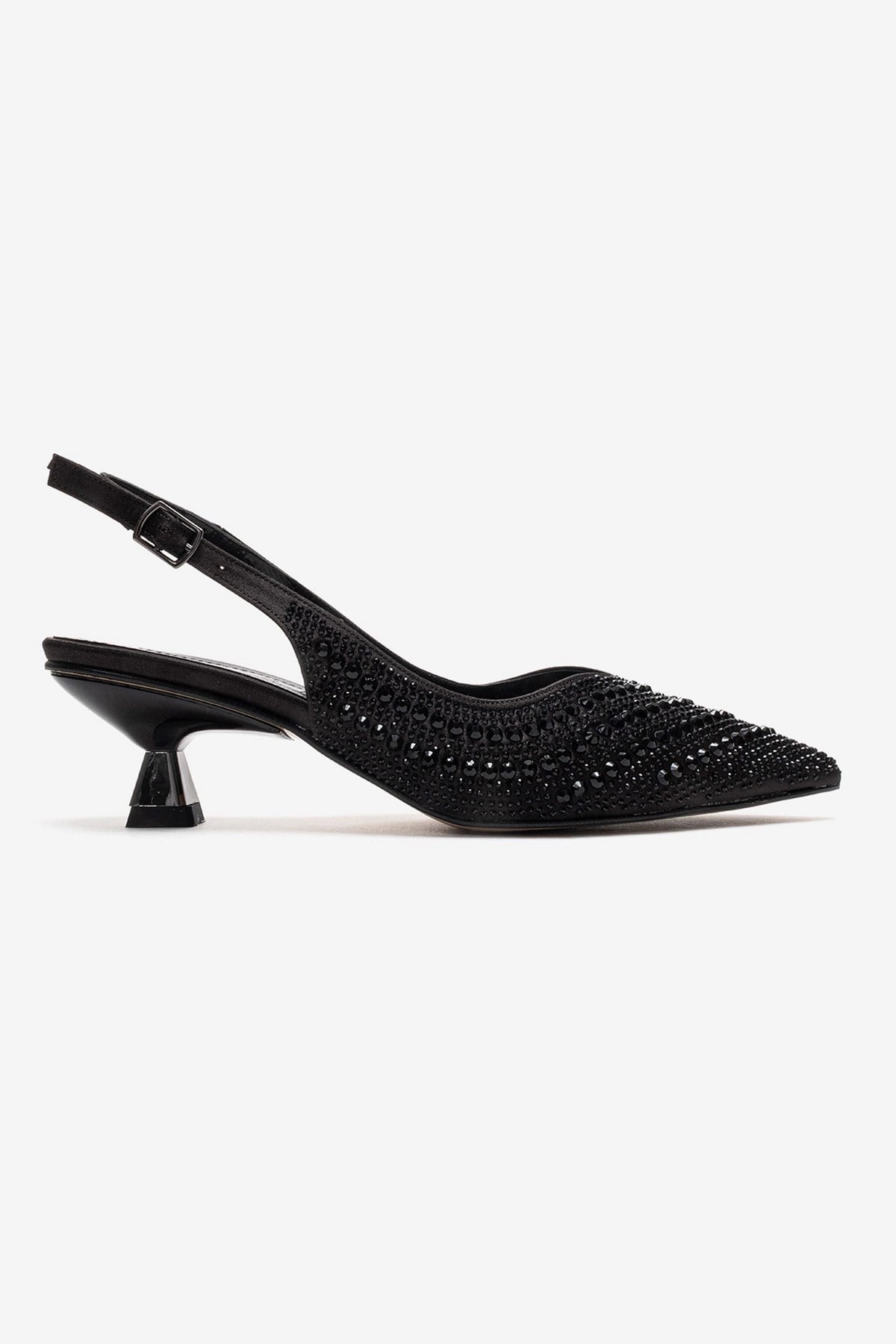 Prologue Shoes Womens Royale Embellished Kitten Heel Pump