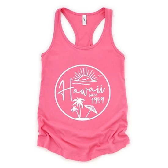Simply Sage Market - Hawaii Since 1959 - Women's Graphic Racerback Tank Top