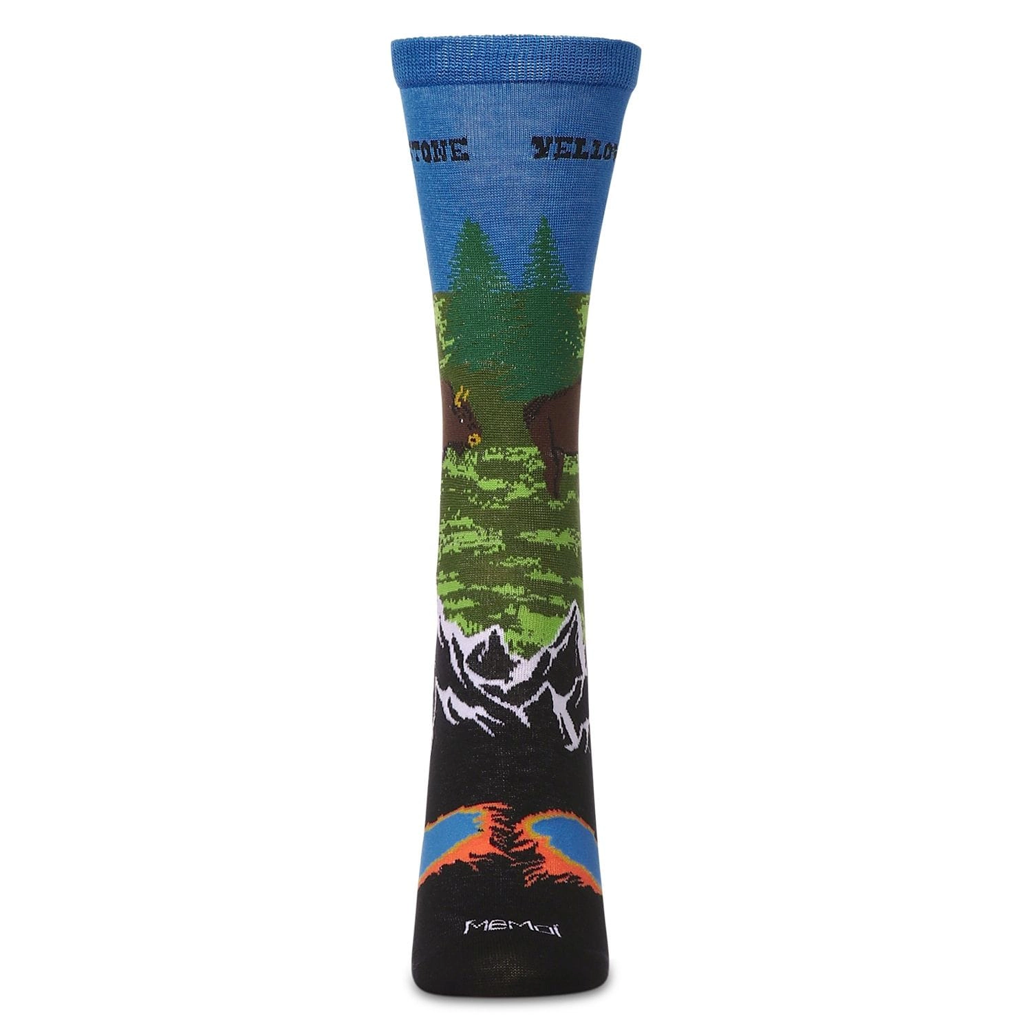 MeMoi Women's Yellowstone Rayon From Bamboo Crew Socks