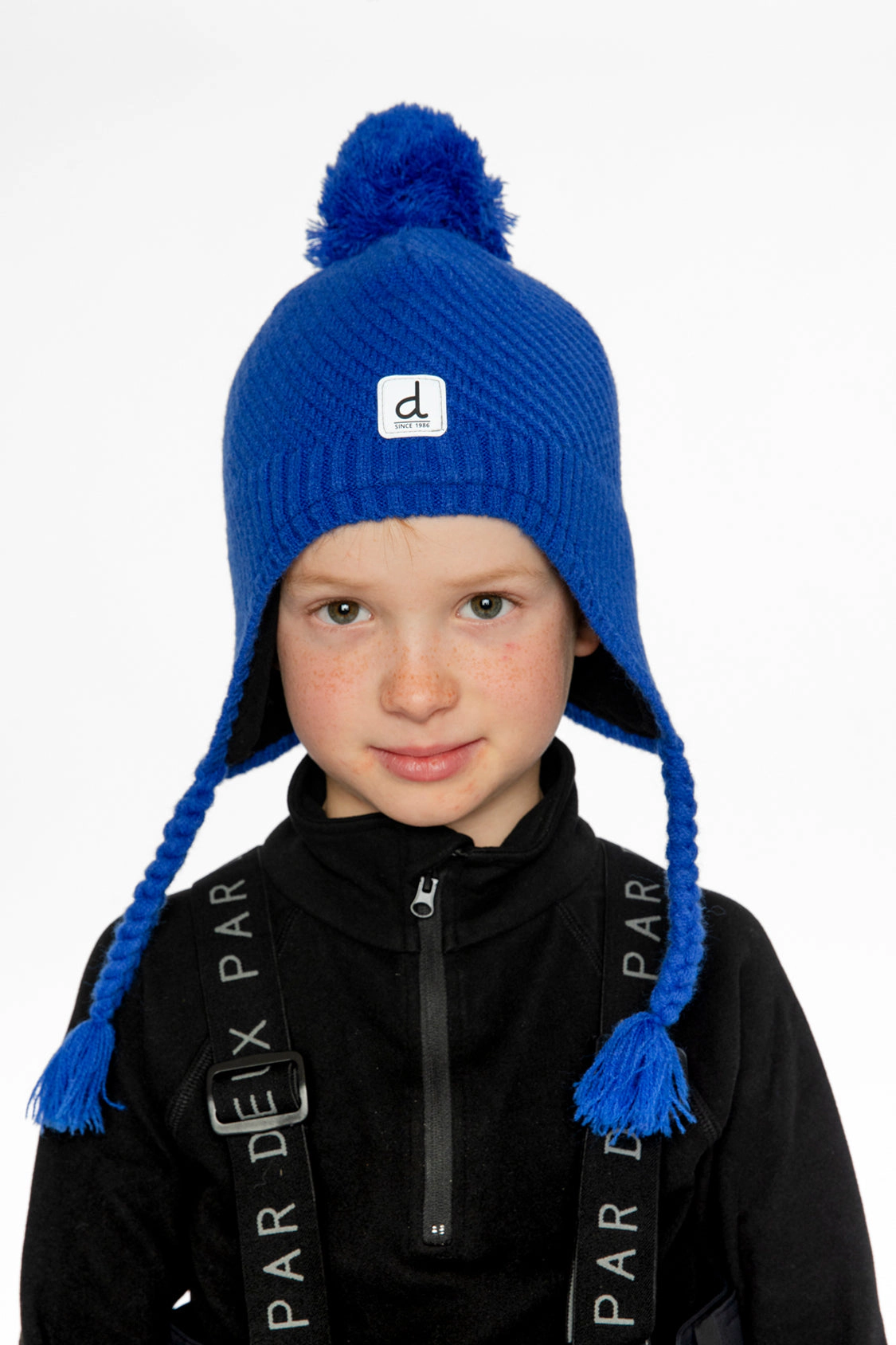 Deux par Boys Winter Peruvian Knit Hat with Pompom
