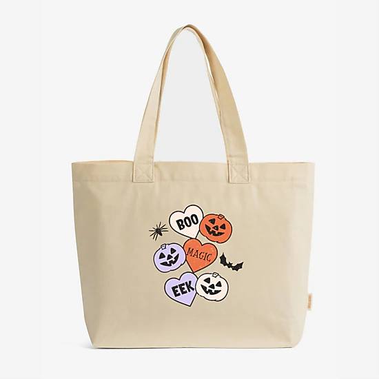 Simply Sage Market - Zippered Canvas Tote - Boo Magic Eek