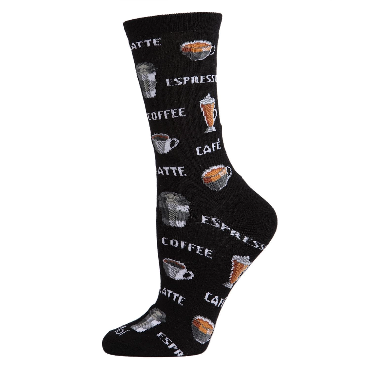 MeMoi Coffee Bamboo Blend Crew Socks