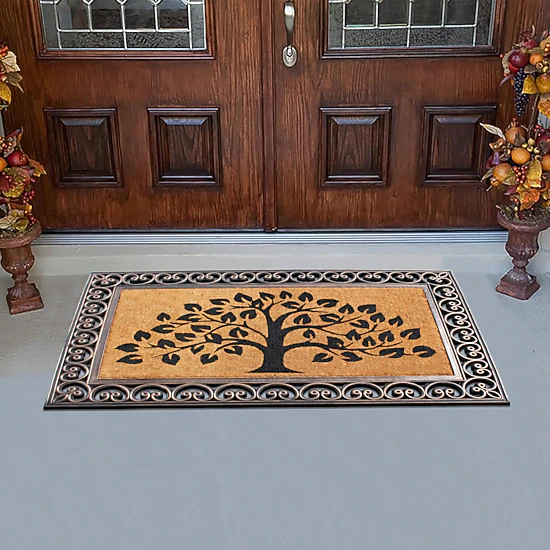 A1 Home Collectionss Coir and Rubber Door Mat 30x48 Inches Anti