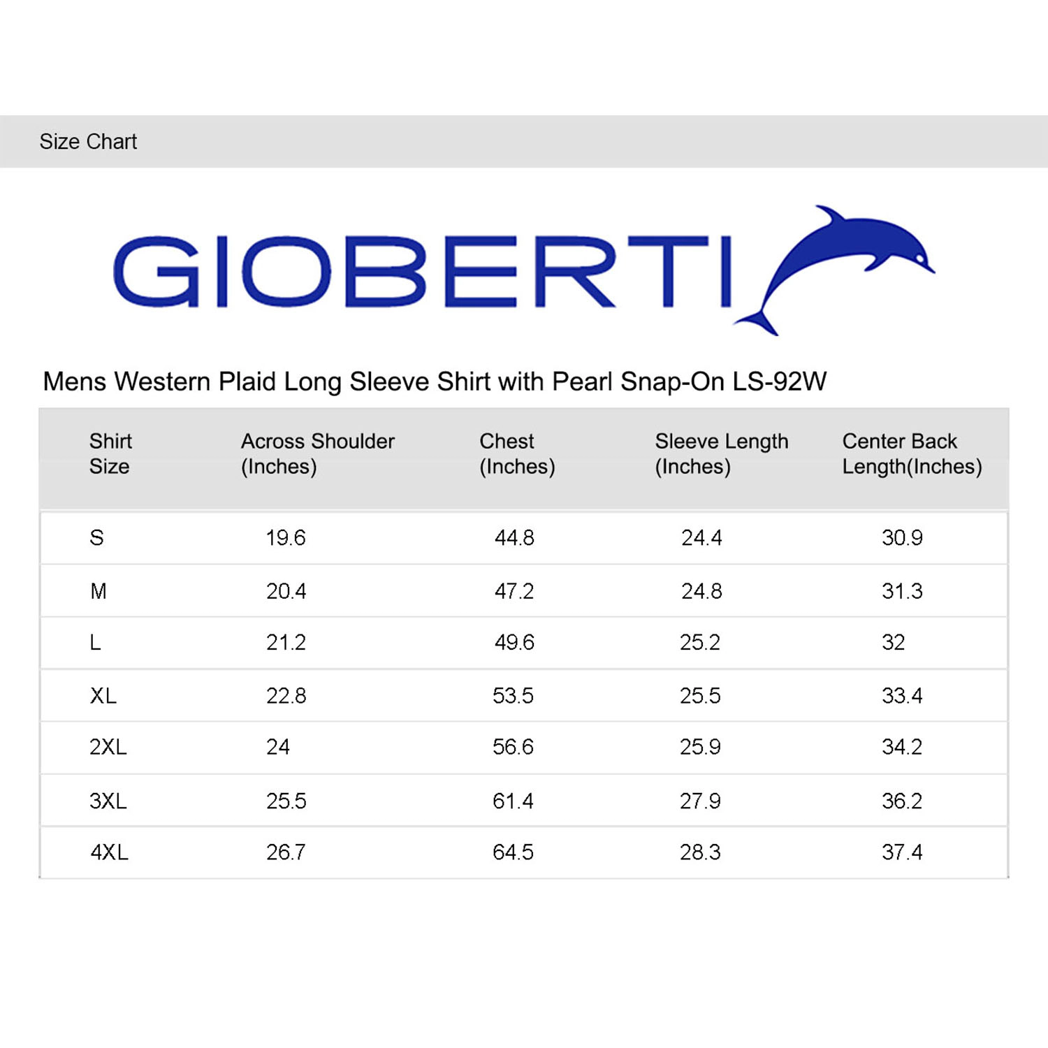 Gioberti Men's Western Plaid Long Sleeve Shirt with Pearl Snap-on