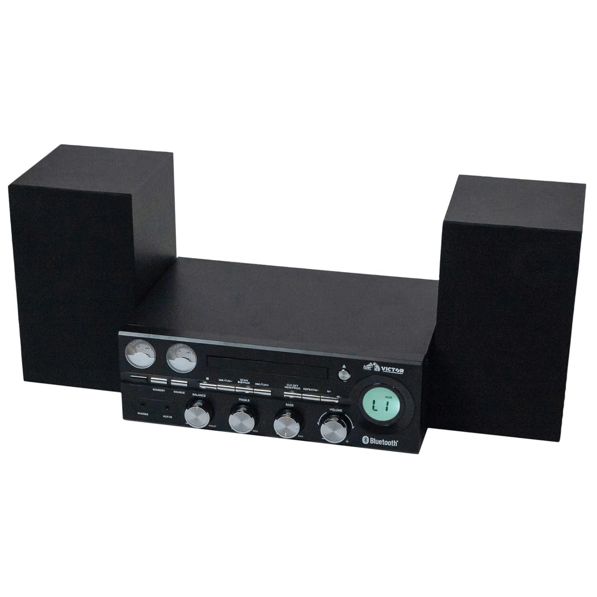 Victor Milwaukee 50W Desktop Bluetooth CD Stereo System