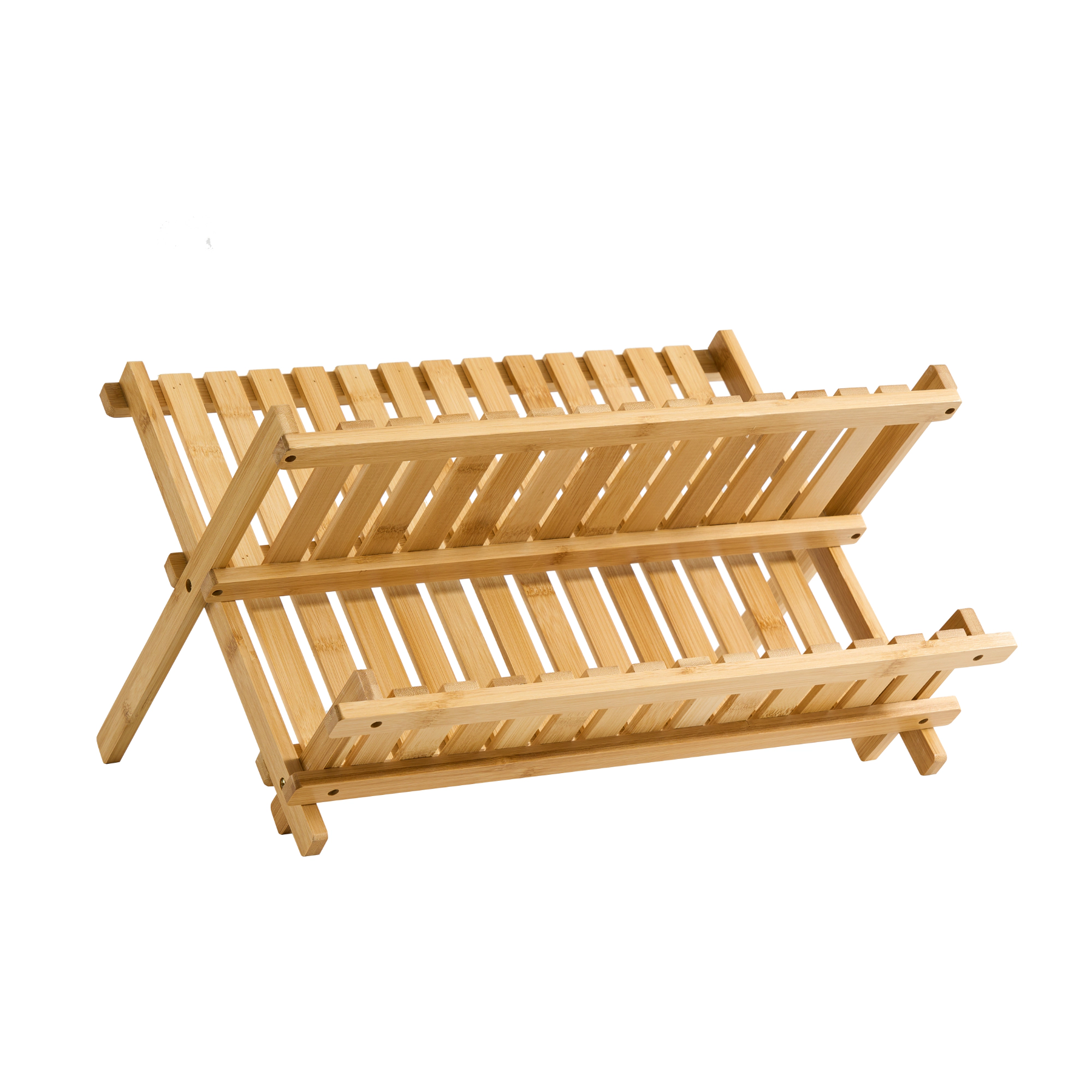 Sweet Home Collection Bamboo Dish Rack