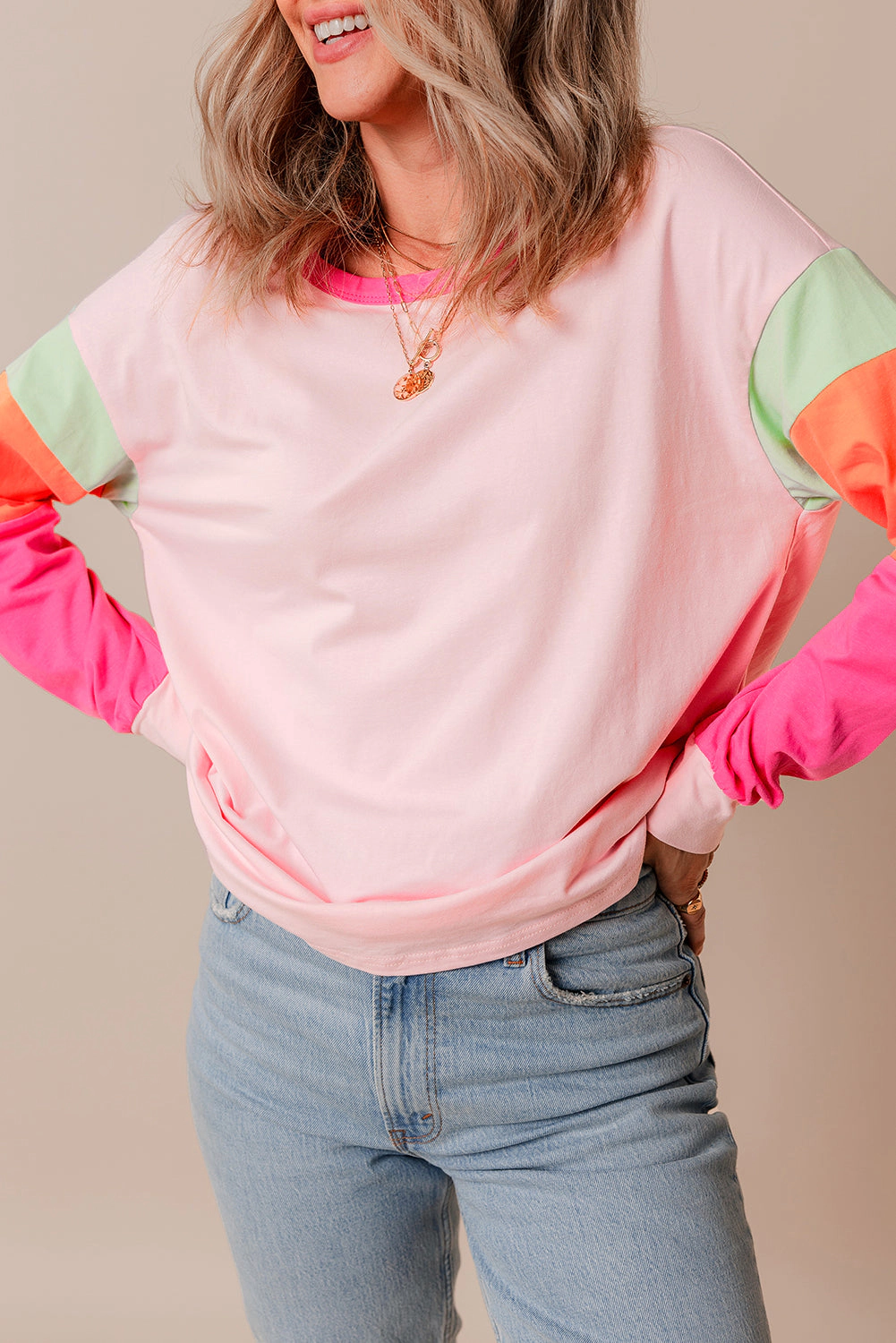 Threaded Pear Women's Valentina Long Sleeve Loose Top