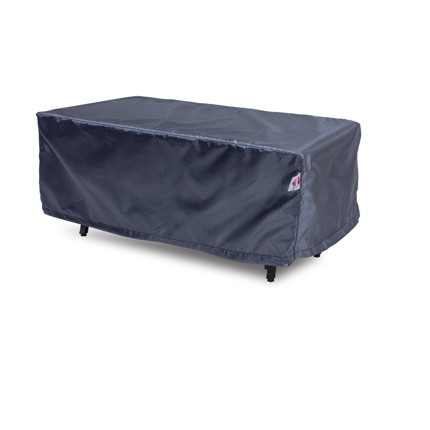 Summerset Shield Gold 2-Layer Polyester Fabric Outdoor Fire Table Cover - 53x33", Charcoal Grey