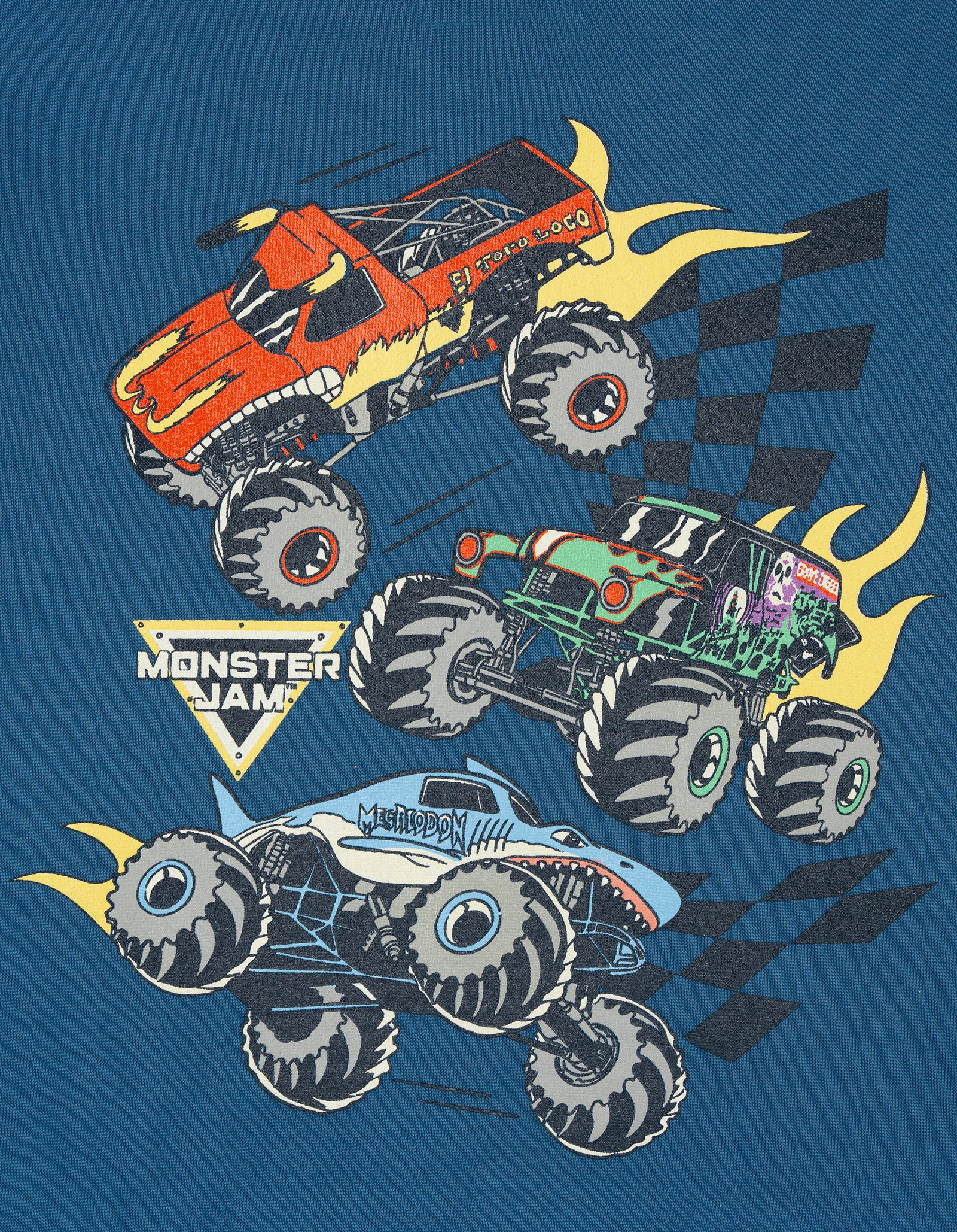 Monster Jam Boys' Fleece 2-Piece Sweatshirt and Pants Set