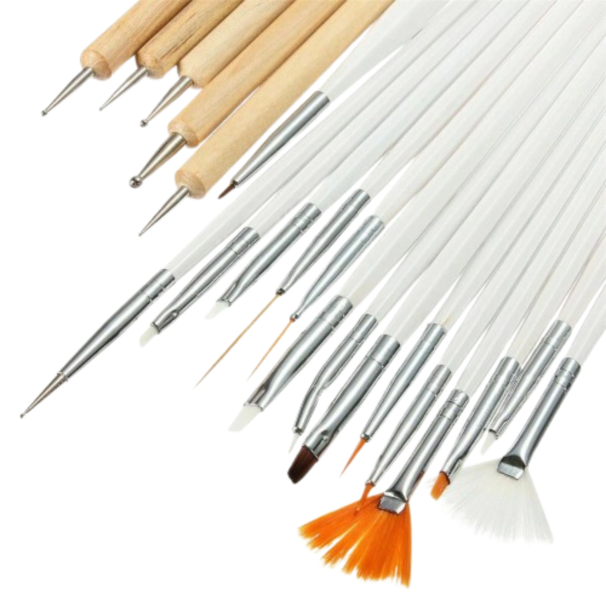 Home Collection 27 Piece Nail Art Brush Dotting and Drawing Tool Set