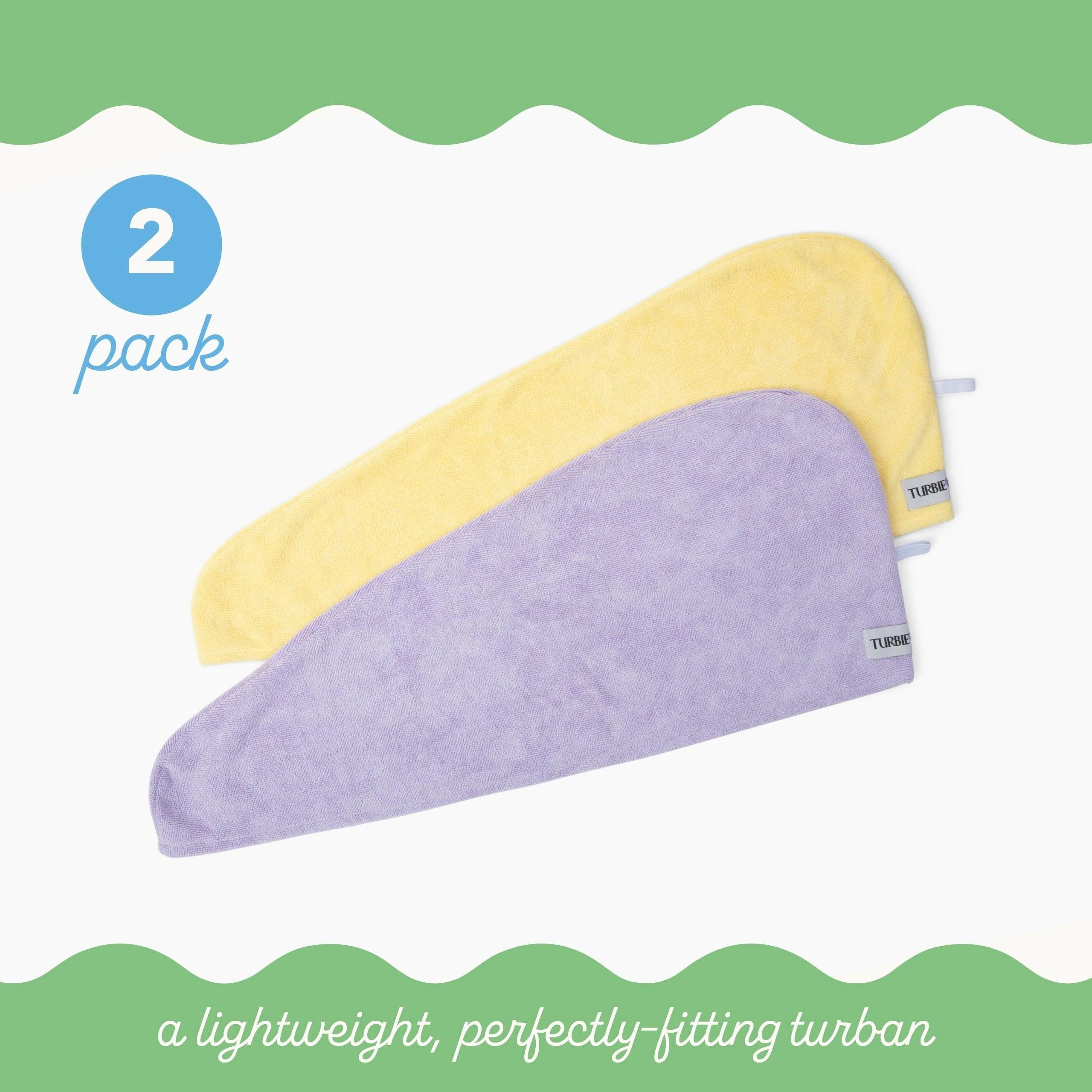 PIGFDK 2-packfiber Hair Towel For Beauty Travel Gifting