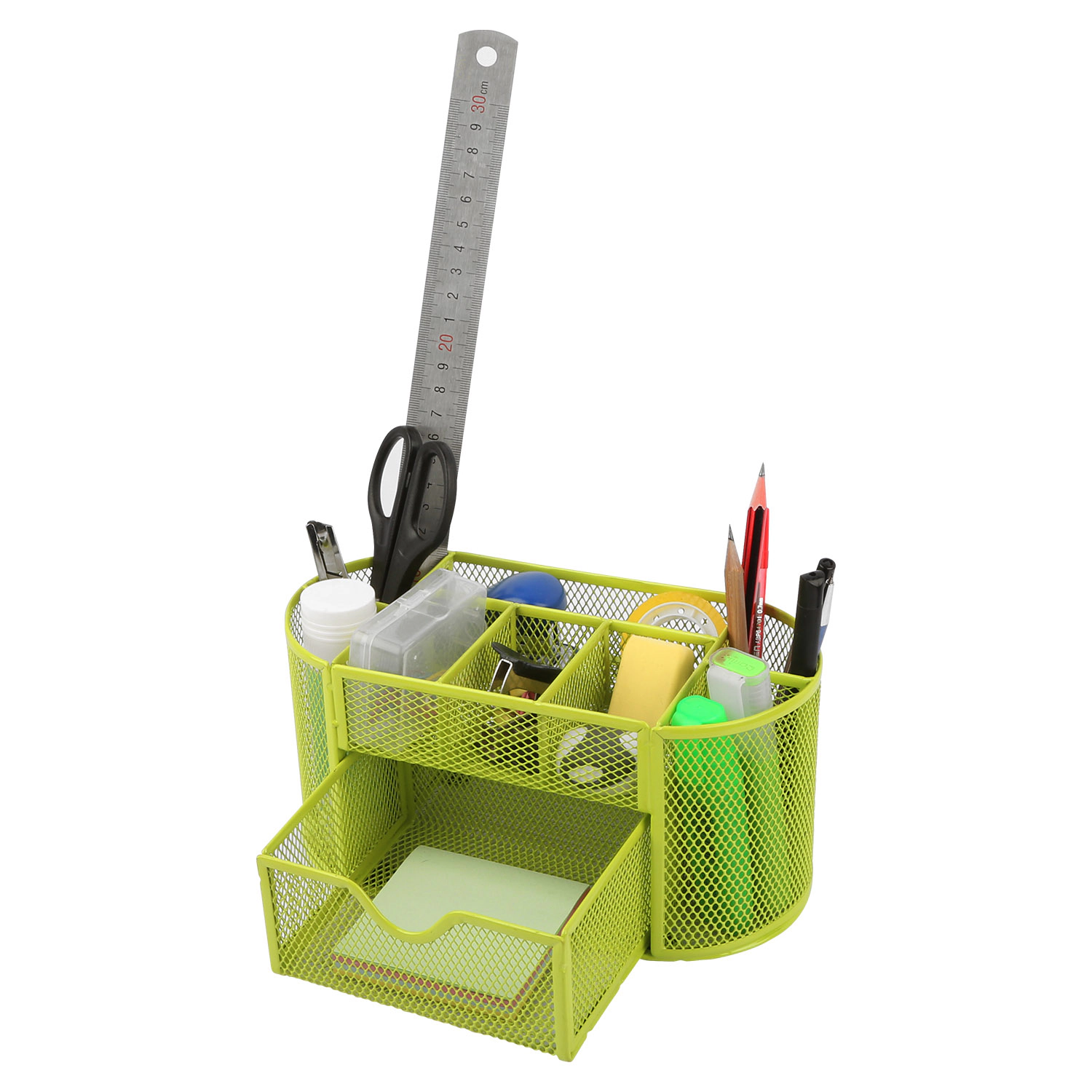 GBruno Metal Mesh 9-Compartment Desk Organizer